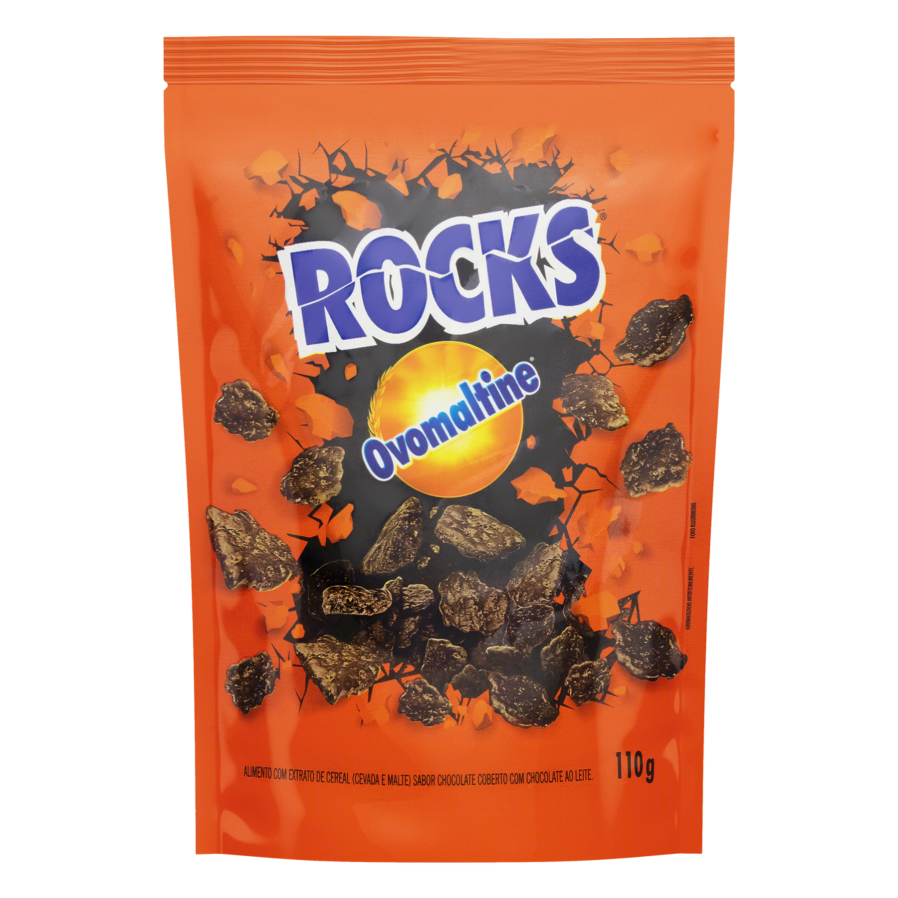 Flocos de Cereais Ovomaltine Rocks Sachê 110g