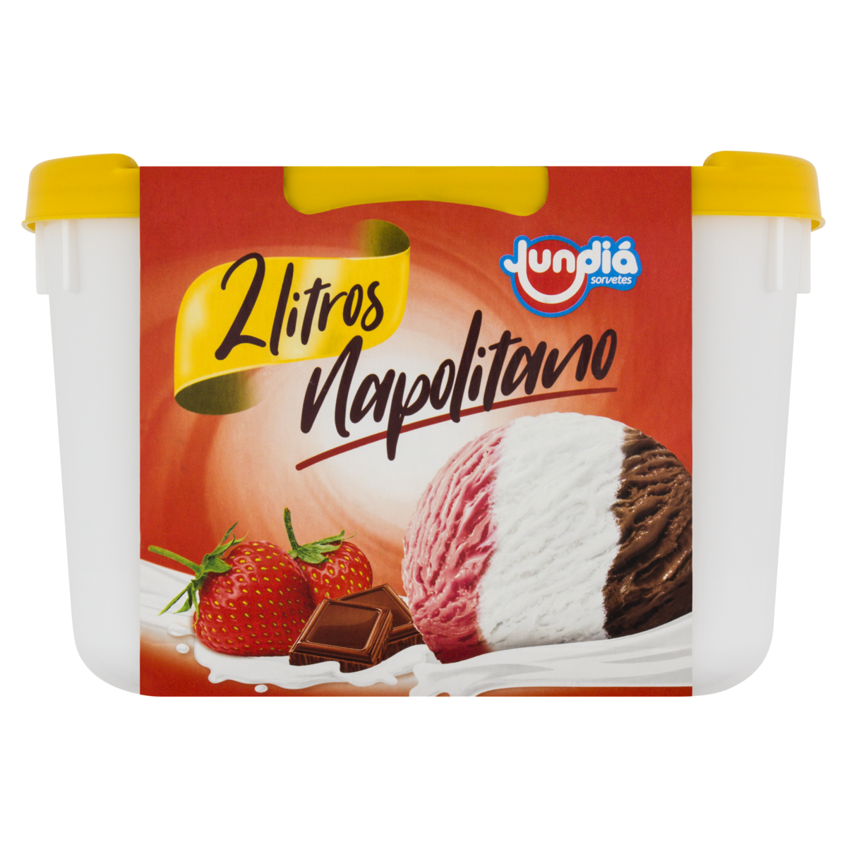 Sorvete Napolitano Jundi&aacute; Pote 2l