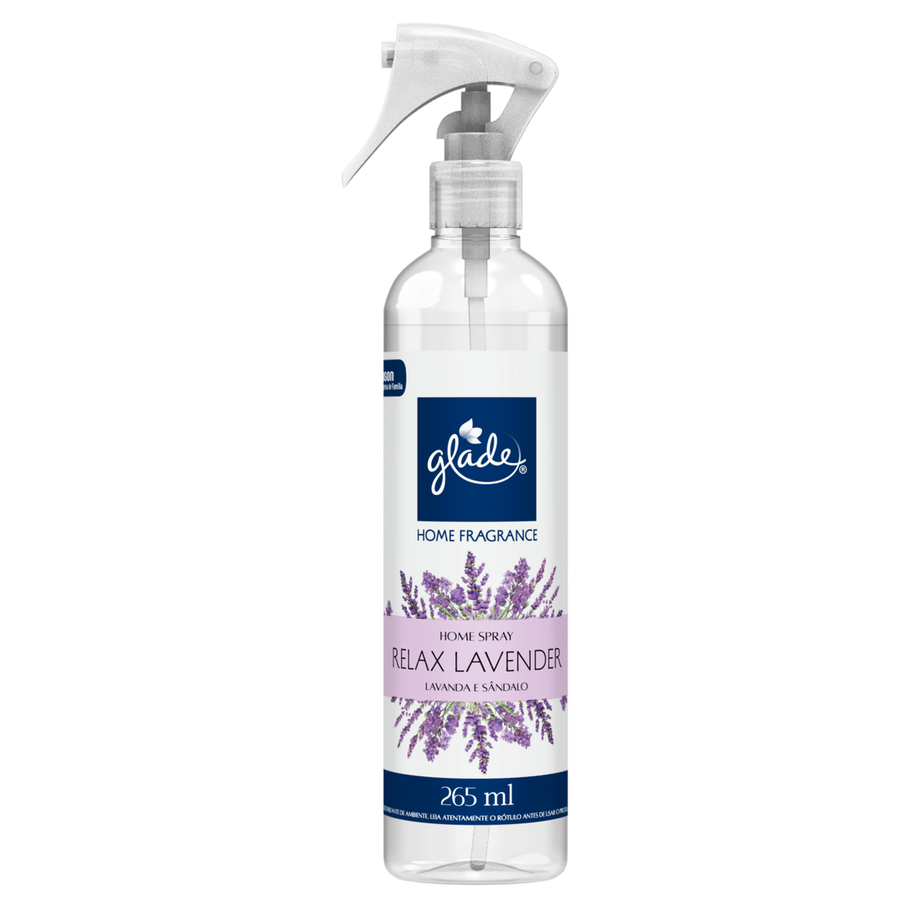 Odorizador de Ambiente Relax Lavender Glade Home Fragrance Frasco 265ml Borrifador