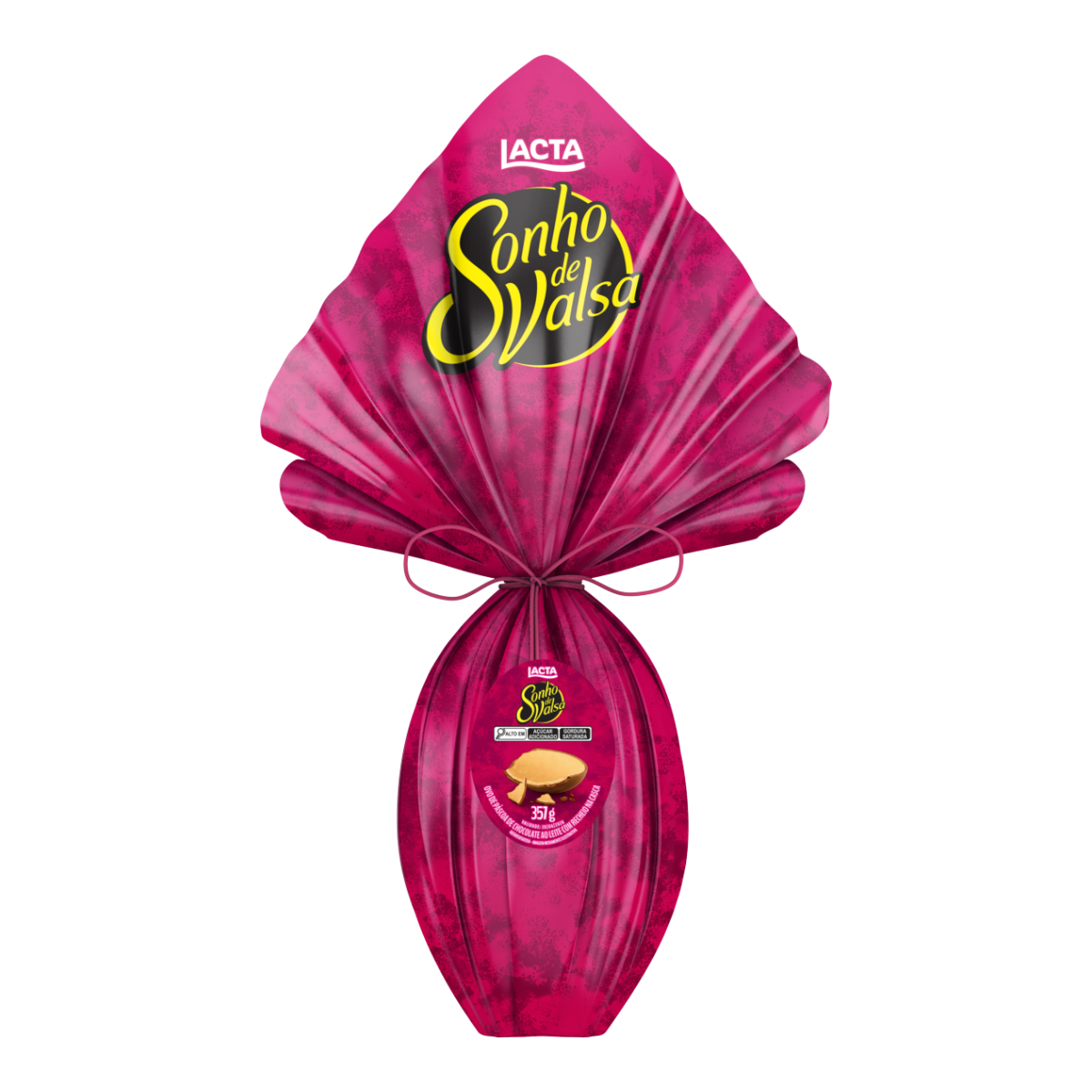 Ovo de P&aacute;scoa ao Leite Sonho de Valsa Lacta 357g&nbsp;