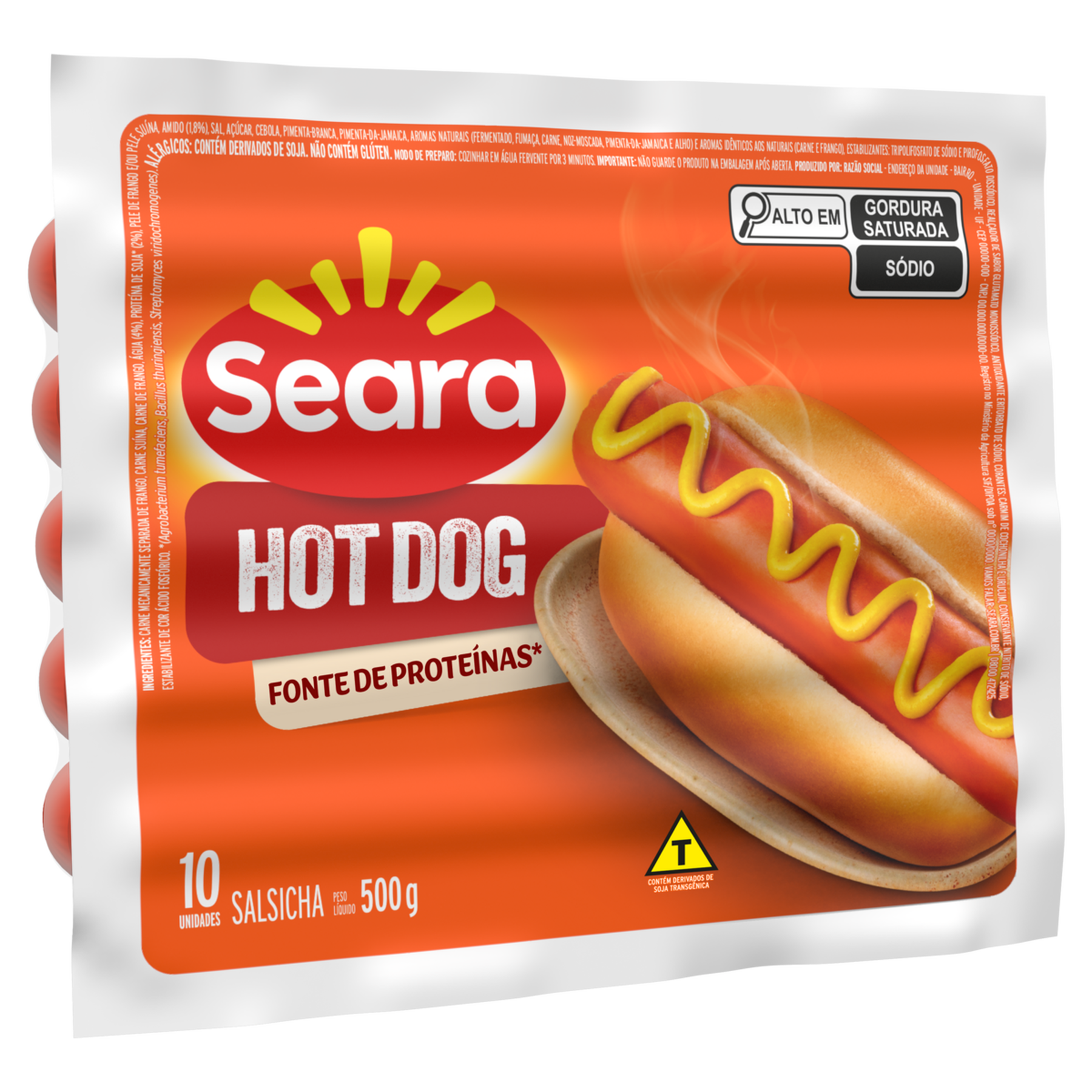 SALSICHA HOT DOG SEARA 500G