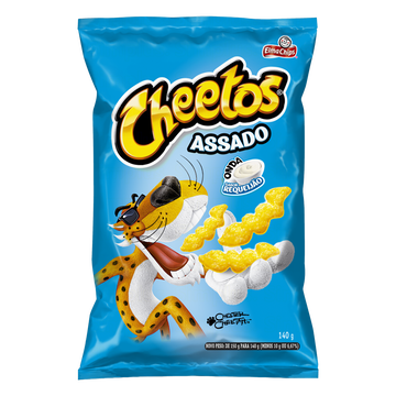 Salgadinho de Milho Onda Requeijão Cheetos Elma Chips Pacote 140g