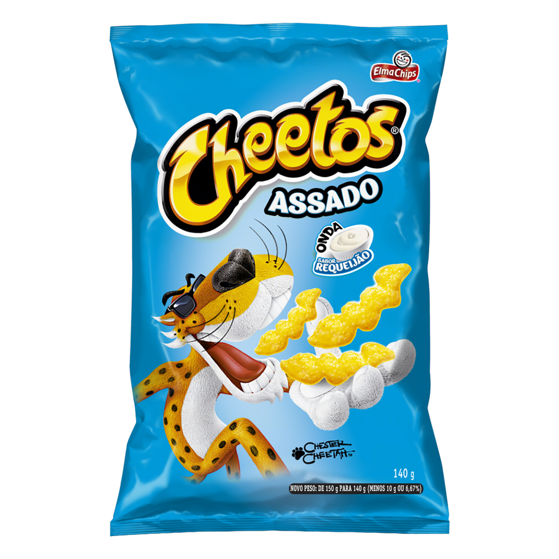 Salgadinho de Milho Onda Requeijão Cheetos Elma Chips Pacote 140g