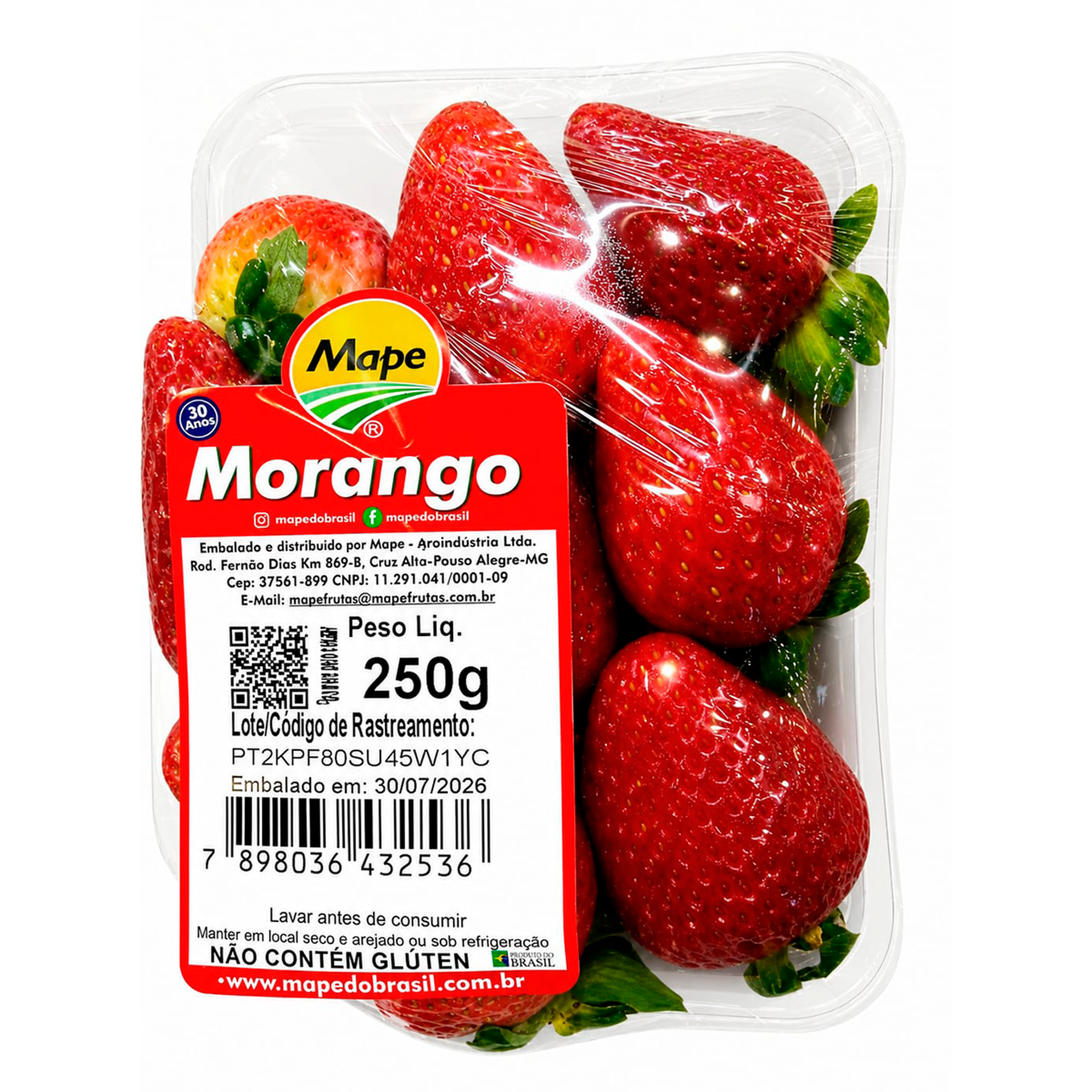 Morango Mape Bandeja 250g