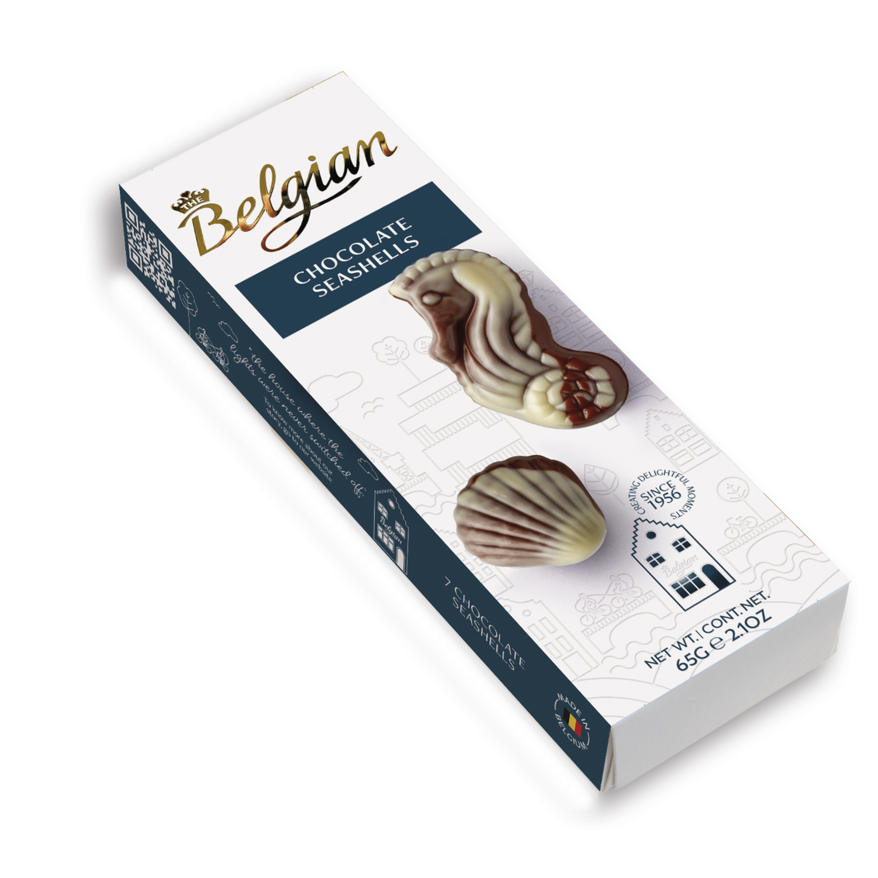 Chocolate Seashells Belgian 65g