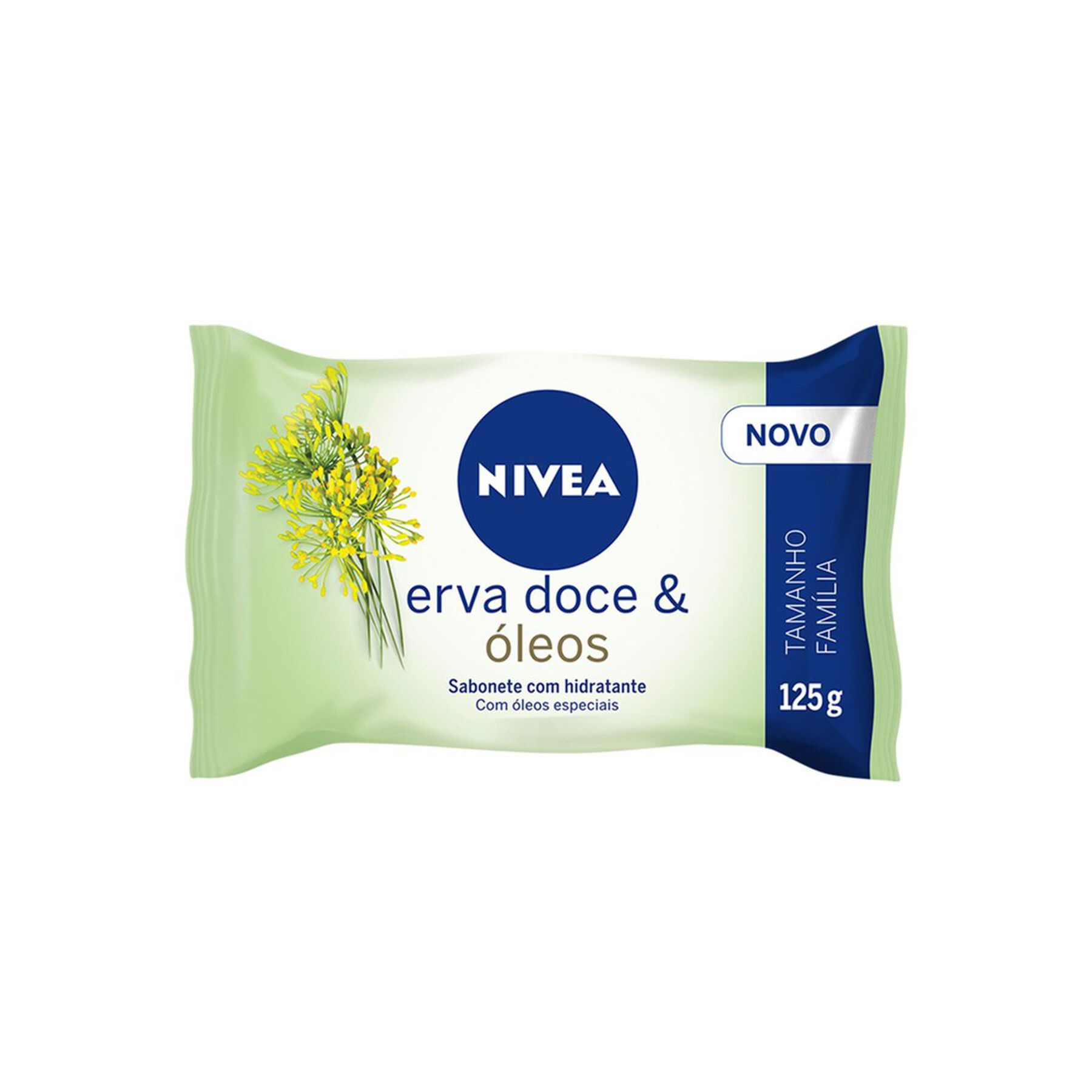 Sabonete em Barra Hidratante Erva-Doce & Óleos Nivea Pacote 125g