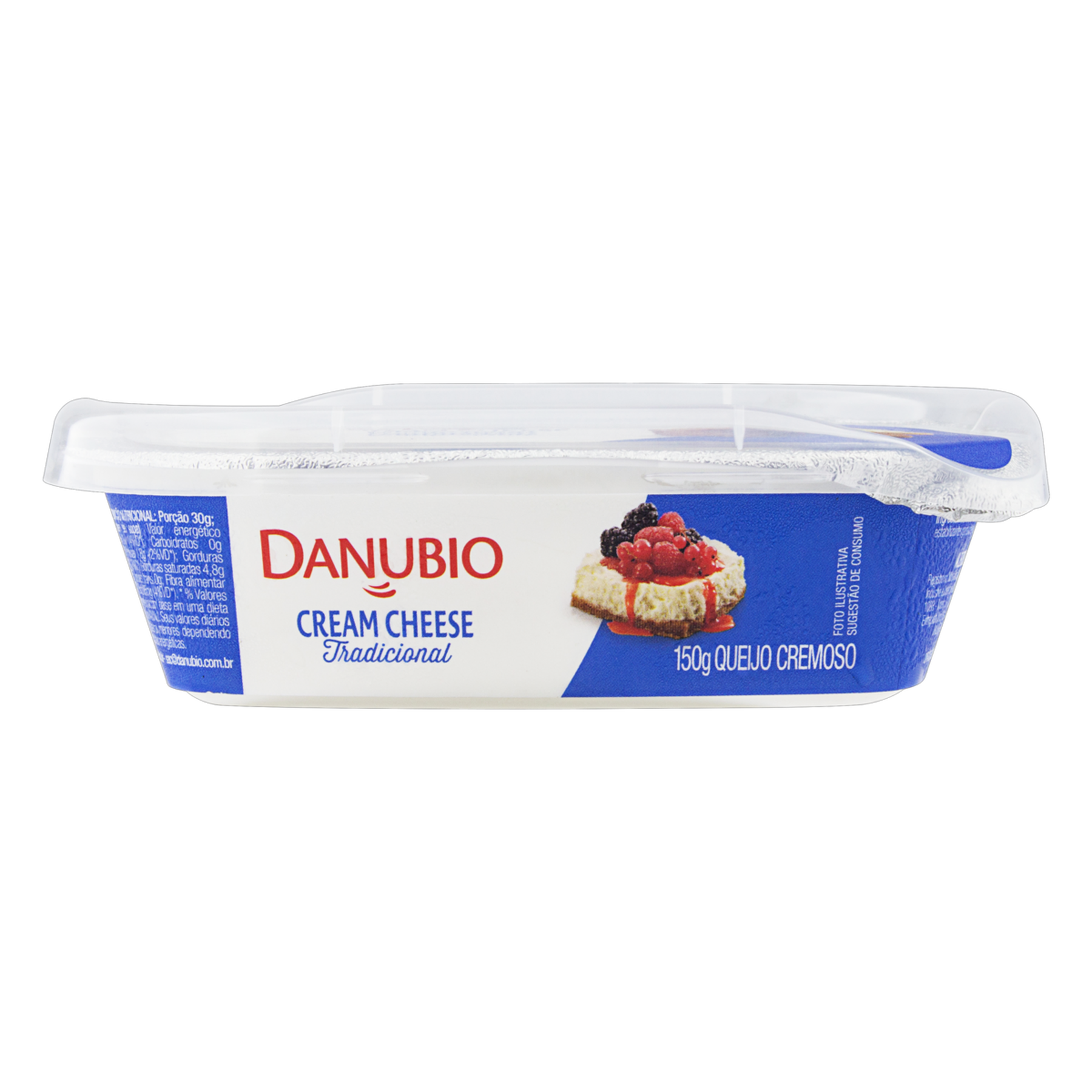 Queijo Cream Cheese Tradicional Danubio Pote 150g