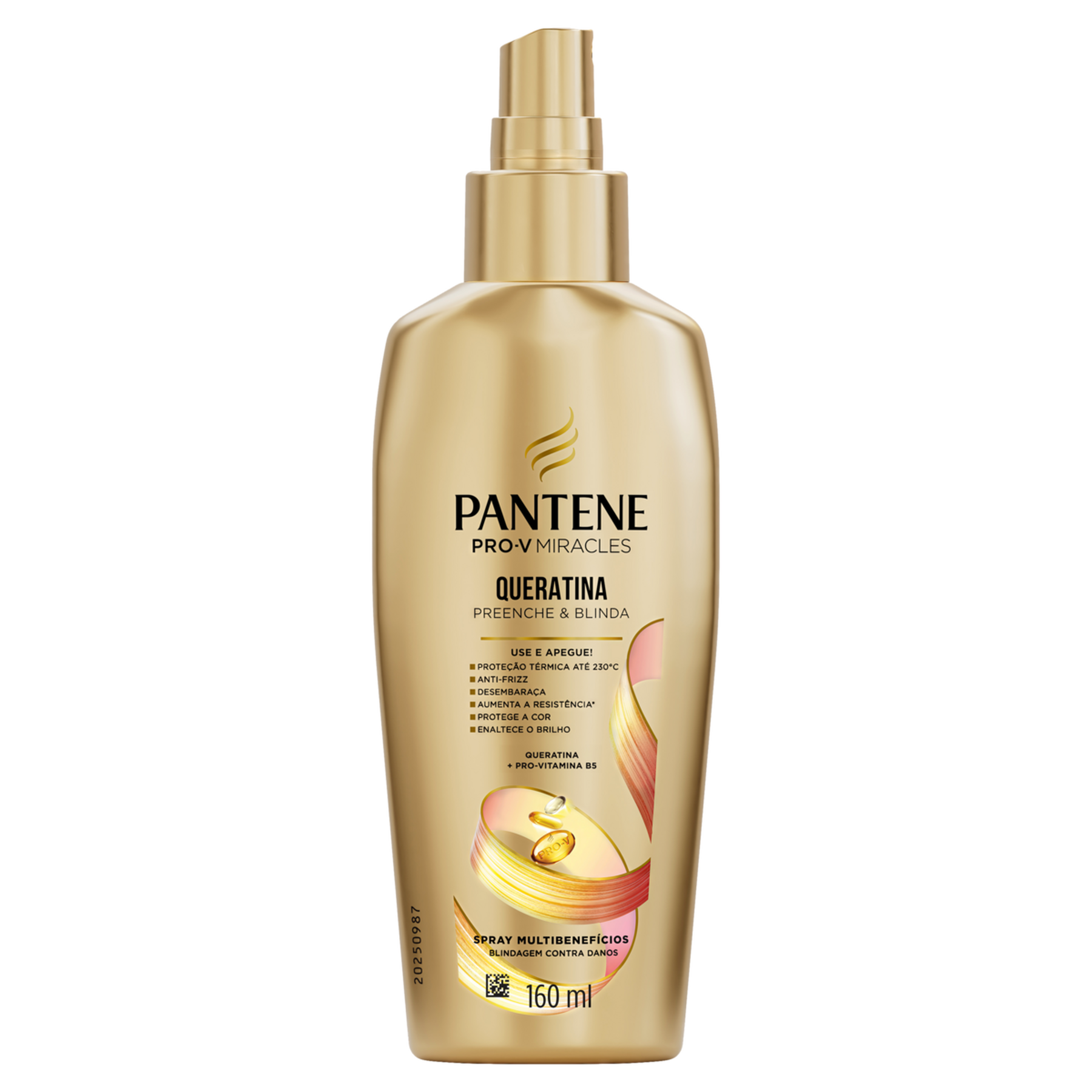 Queratina Preenche e Blinda Pro-V Miracles Pantene Frasco 160ml Spray