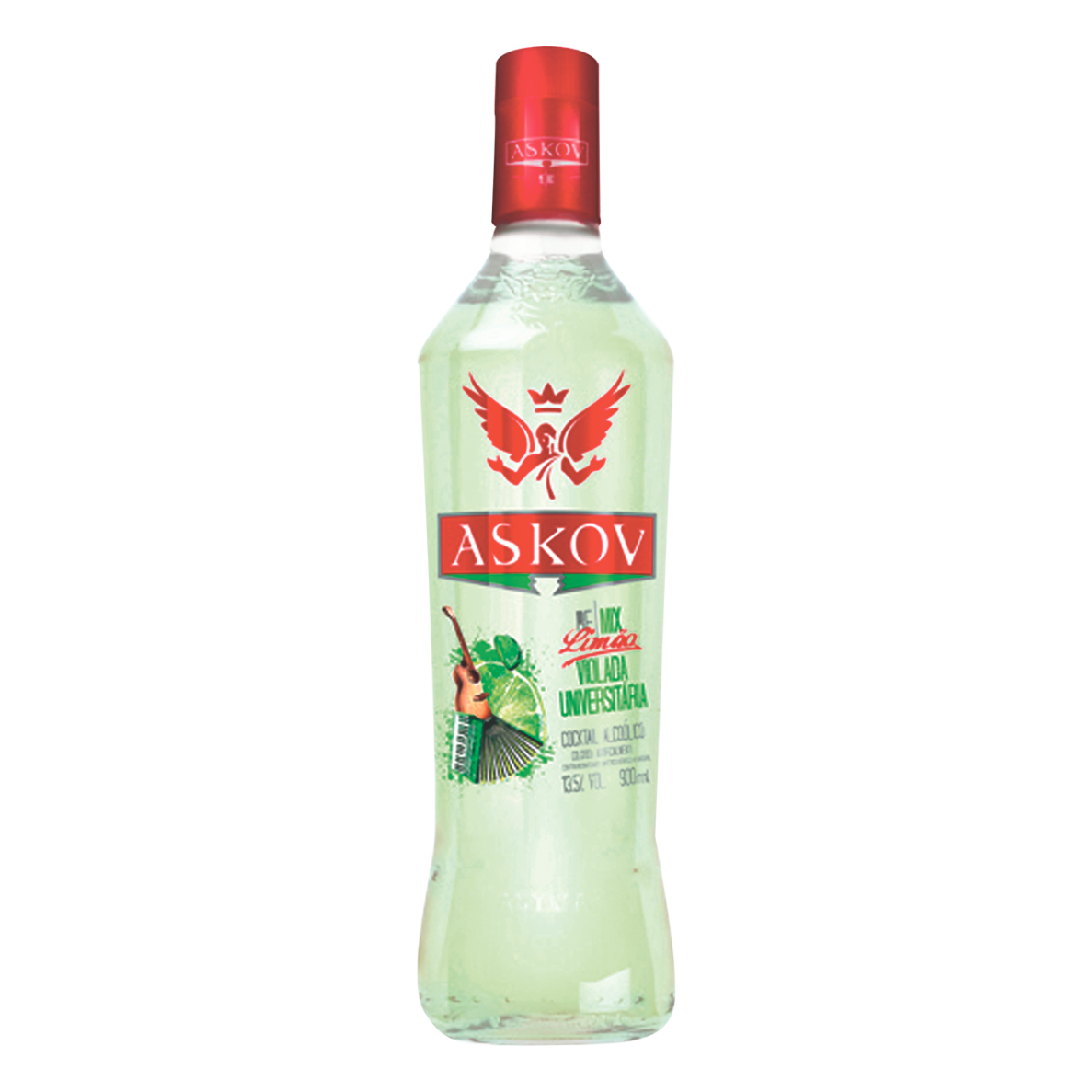 Vodka Lim&atilde;o&nbsp;Askov Garrafa 900ml