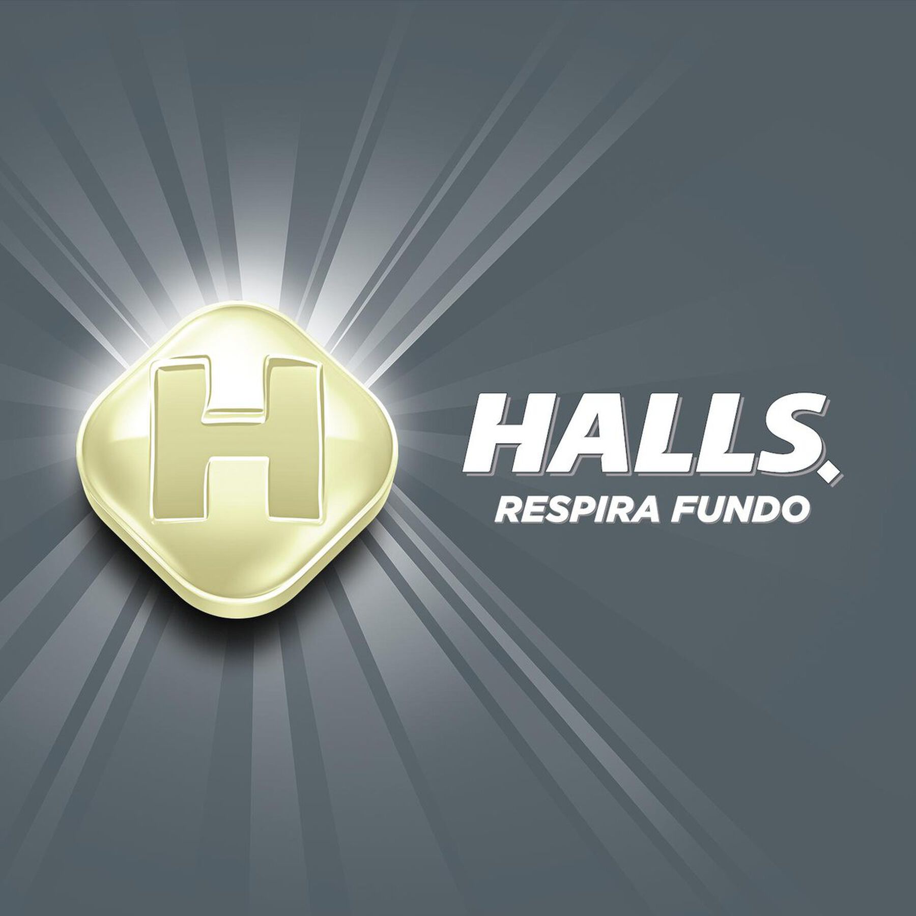 Bala de Menta Prata Halls Pacote 28g