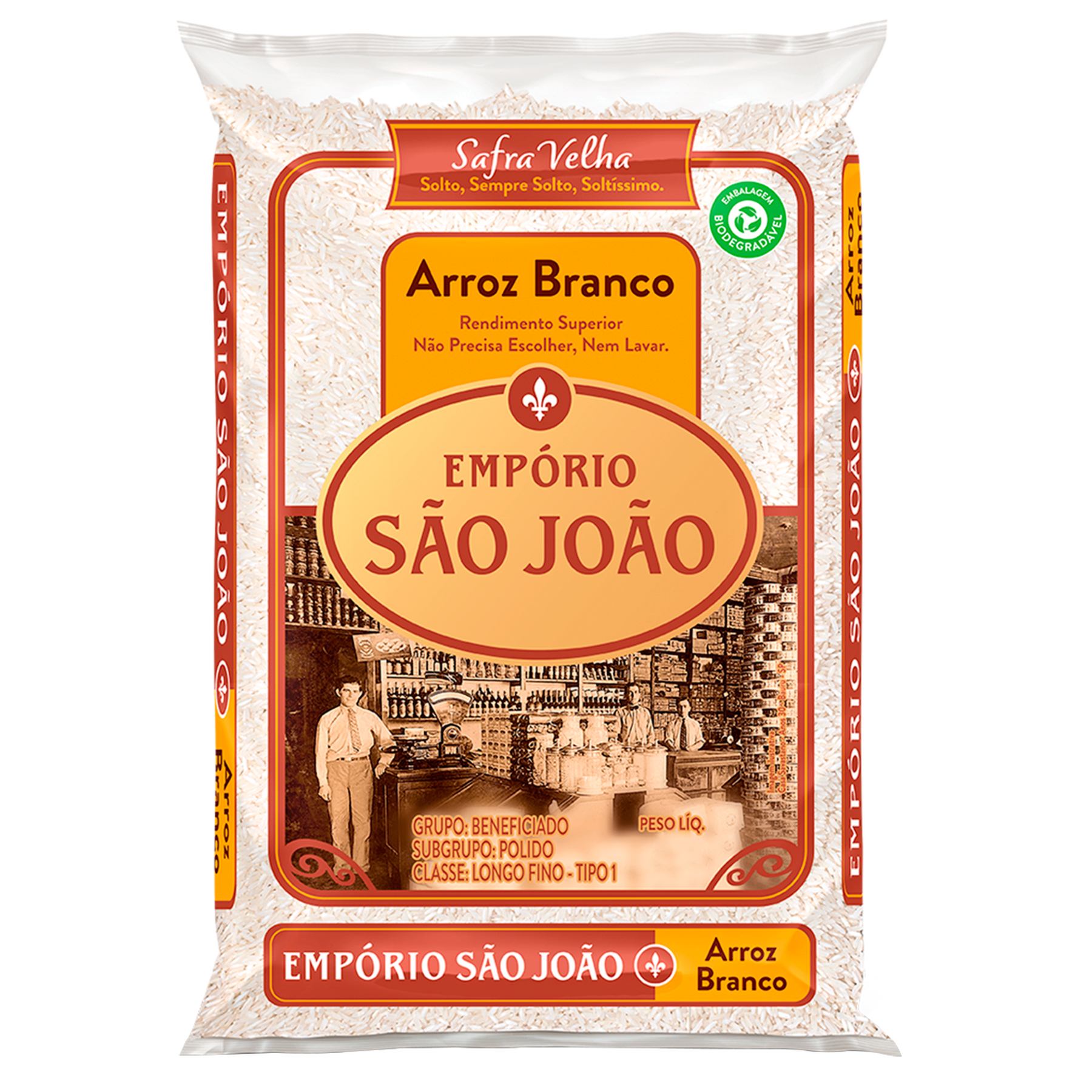 Arroz Empório São João Pacote 2kg