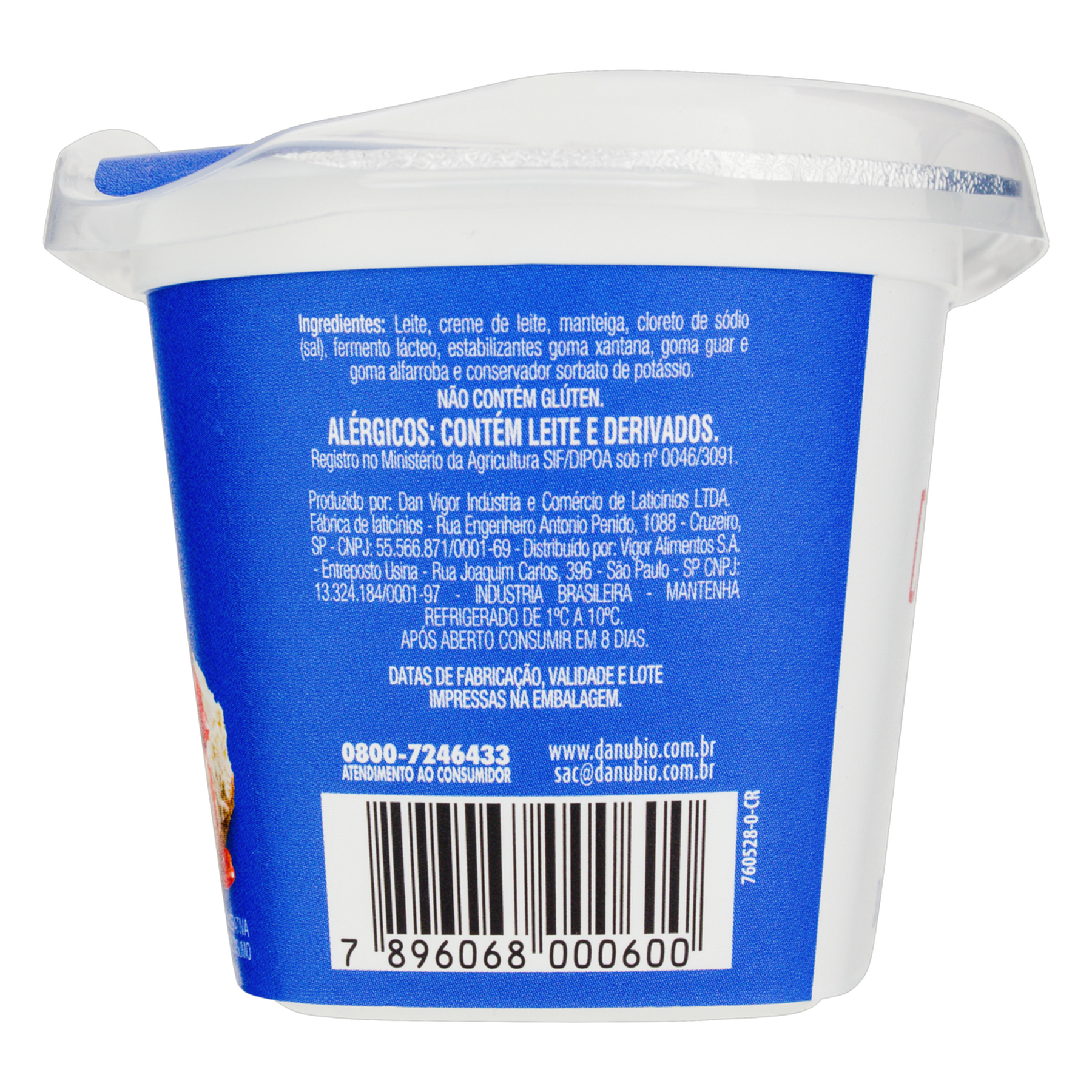 Queijo Cream Cheese Tradicional Danubio Pote 300g