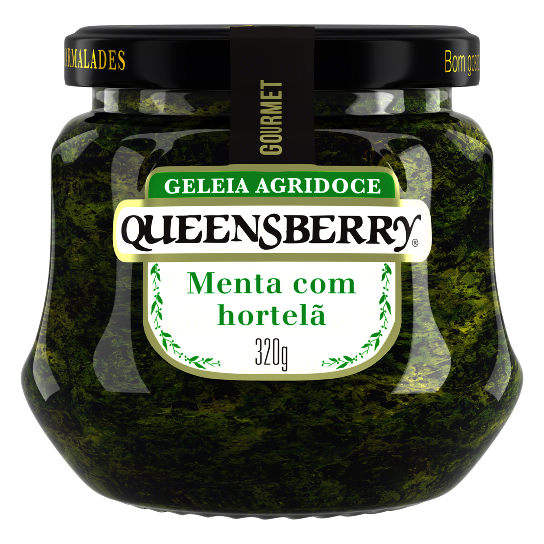 Geleia Agridoce Menta com Hortel&atilde; Queensberry Gourmet Vidro 320g&nbsp;