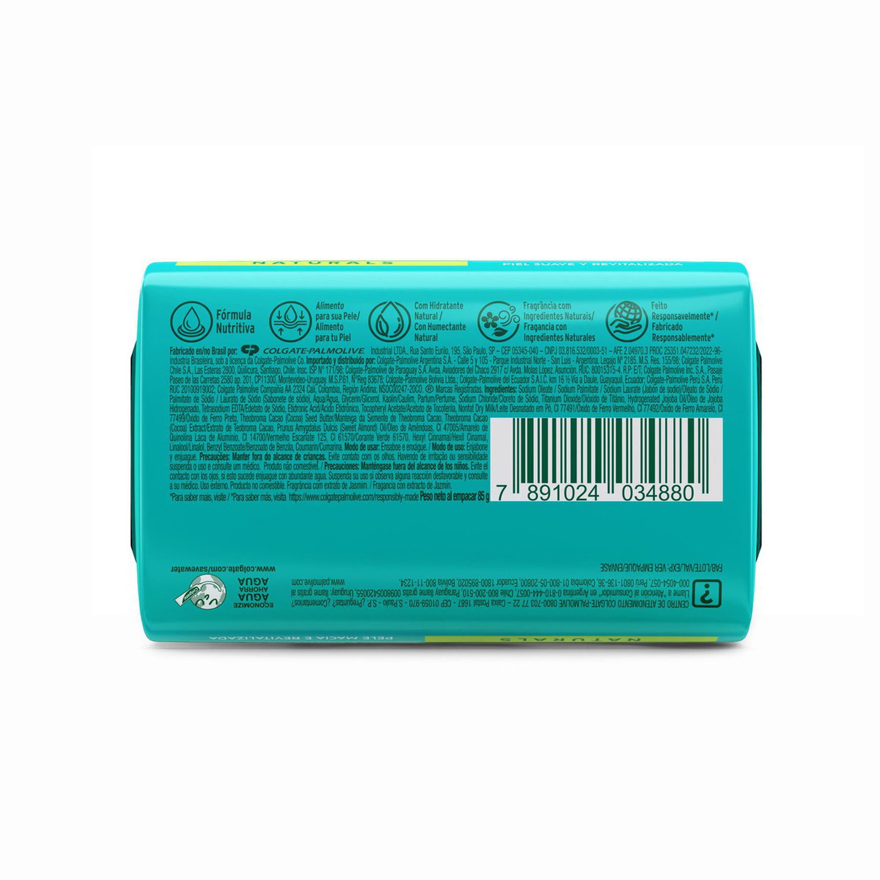 Sabonete em Barra Esfoliação Delicada Palmolive Naturals Cartucho 85g