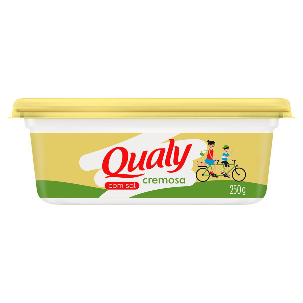 Margarina Cremosa com Sal Qualy Pote 250g&nbsp;