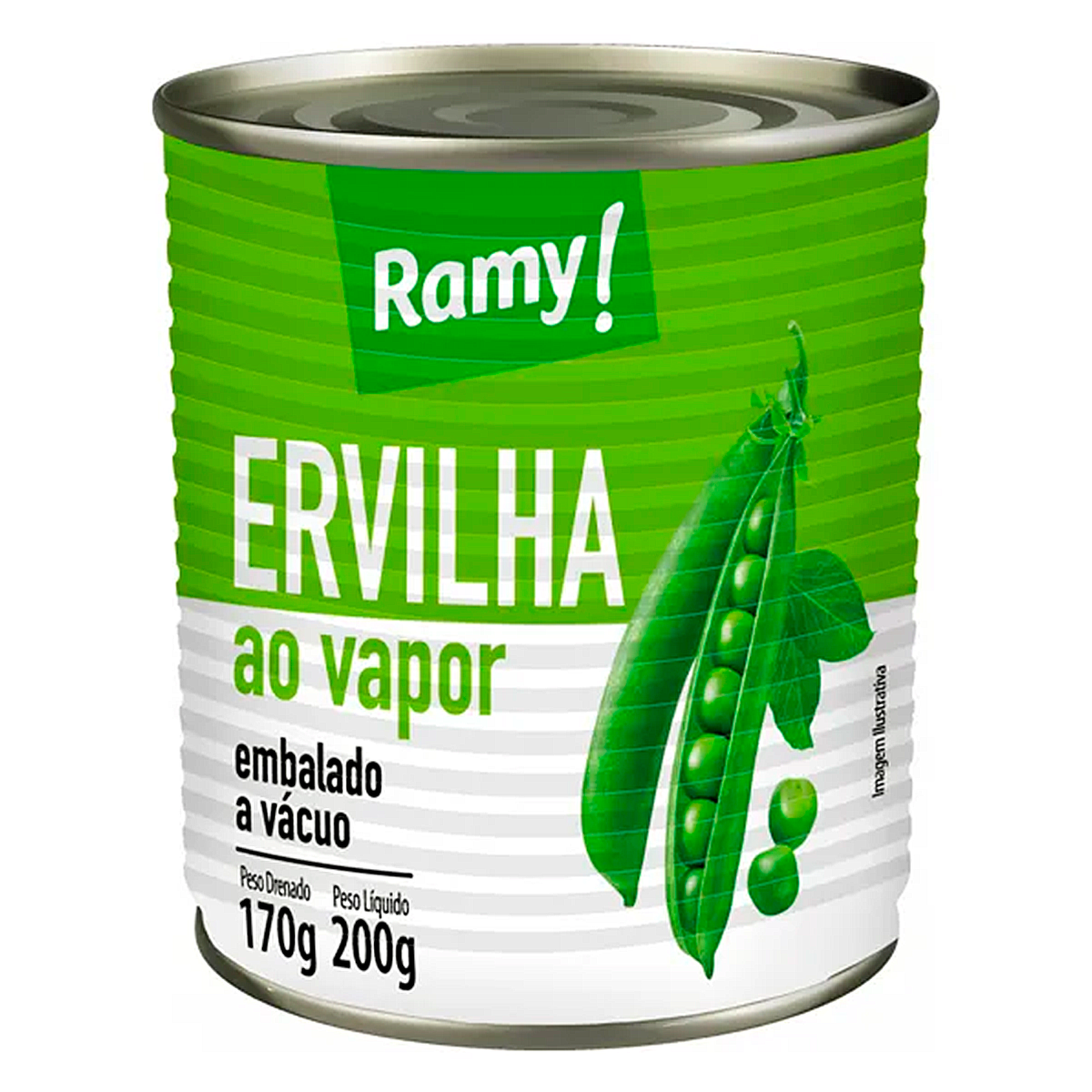 Ervilha ao Vapor Ramy! Lata 170g