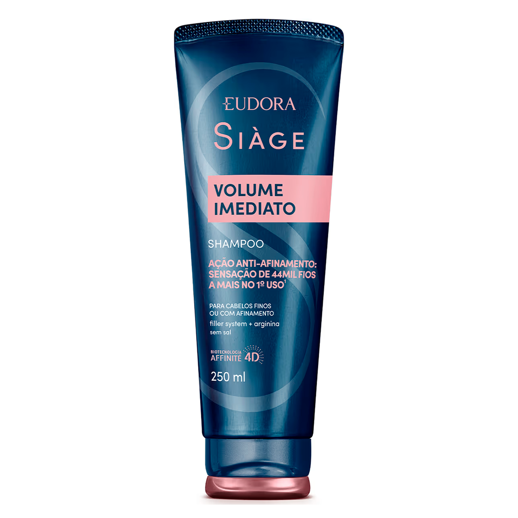 Shampoo Volume Imediato Si&agrave;ge Eudora Bisnaga 250ml