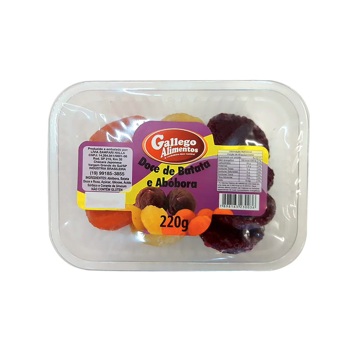 Doce Ab&oacute;bora /Batata Gallego 220g