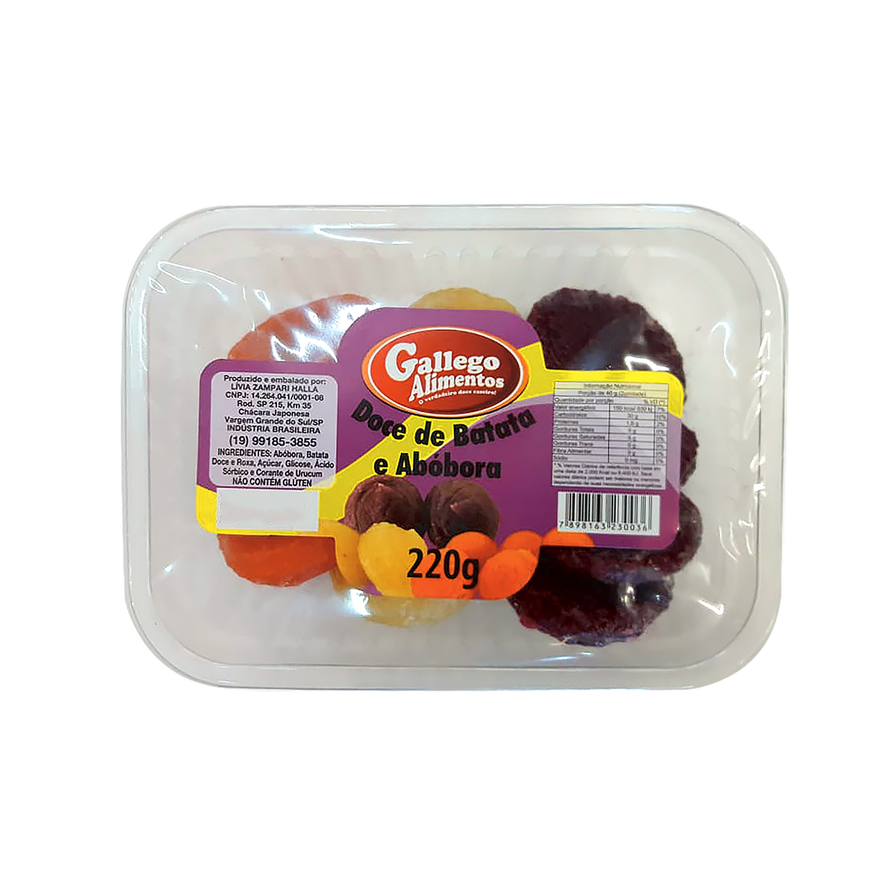 Doce Ab&oacute;bora /Batata Gallego 220g