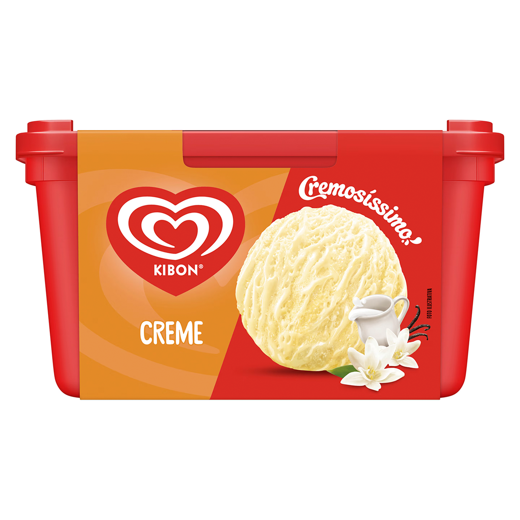 Sorvete Creme Cremos&iacute;ssimo Pote Kibon 1,5l&nbsp;