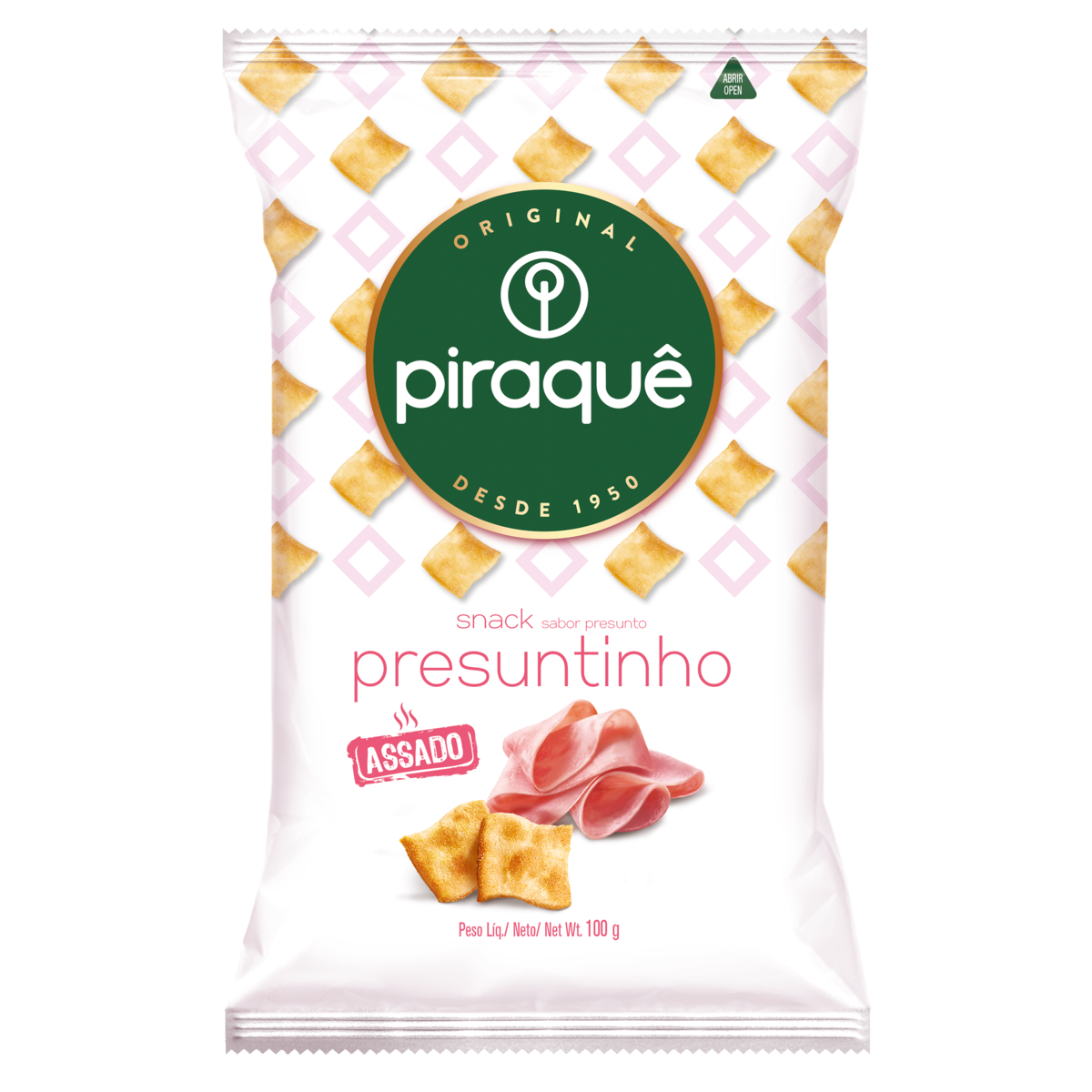 Snack Presuntinho Piraqu&ecirc; Pacote 100g