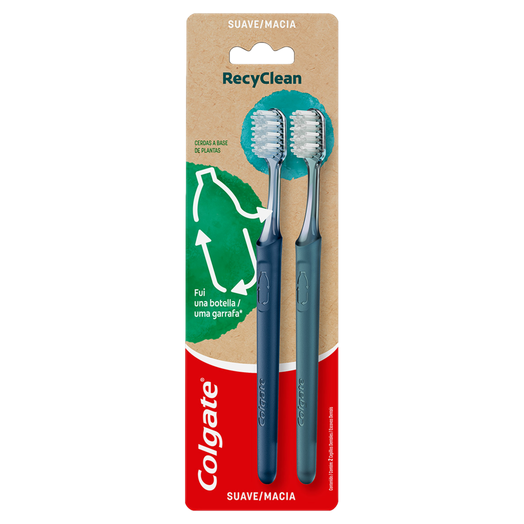 Escova Dental Colgate 360 Carvão com 2 unidades