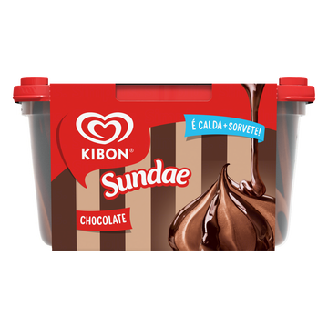Sorvete Sundae Chocolate Kibon Pote 1.4l