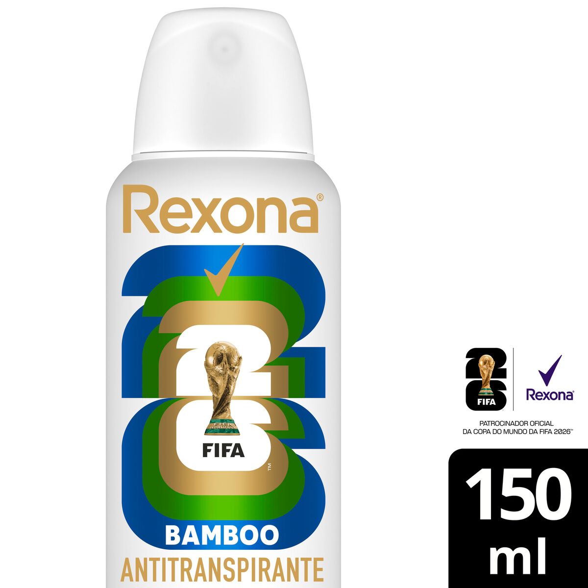 Antitranspirante Aerossol Bamboo Rexona 150ml