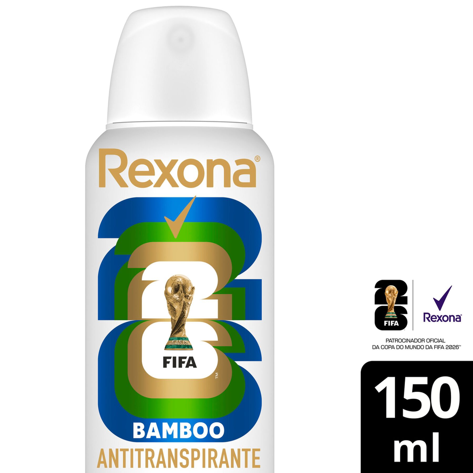 Antitranspirante Aerossol Bamboo Rexona 150ml