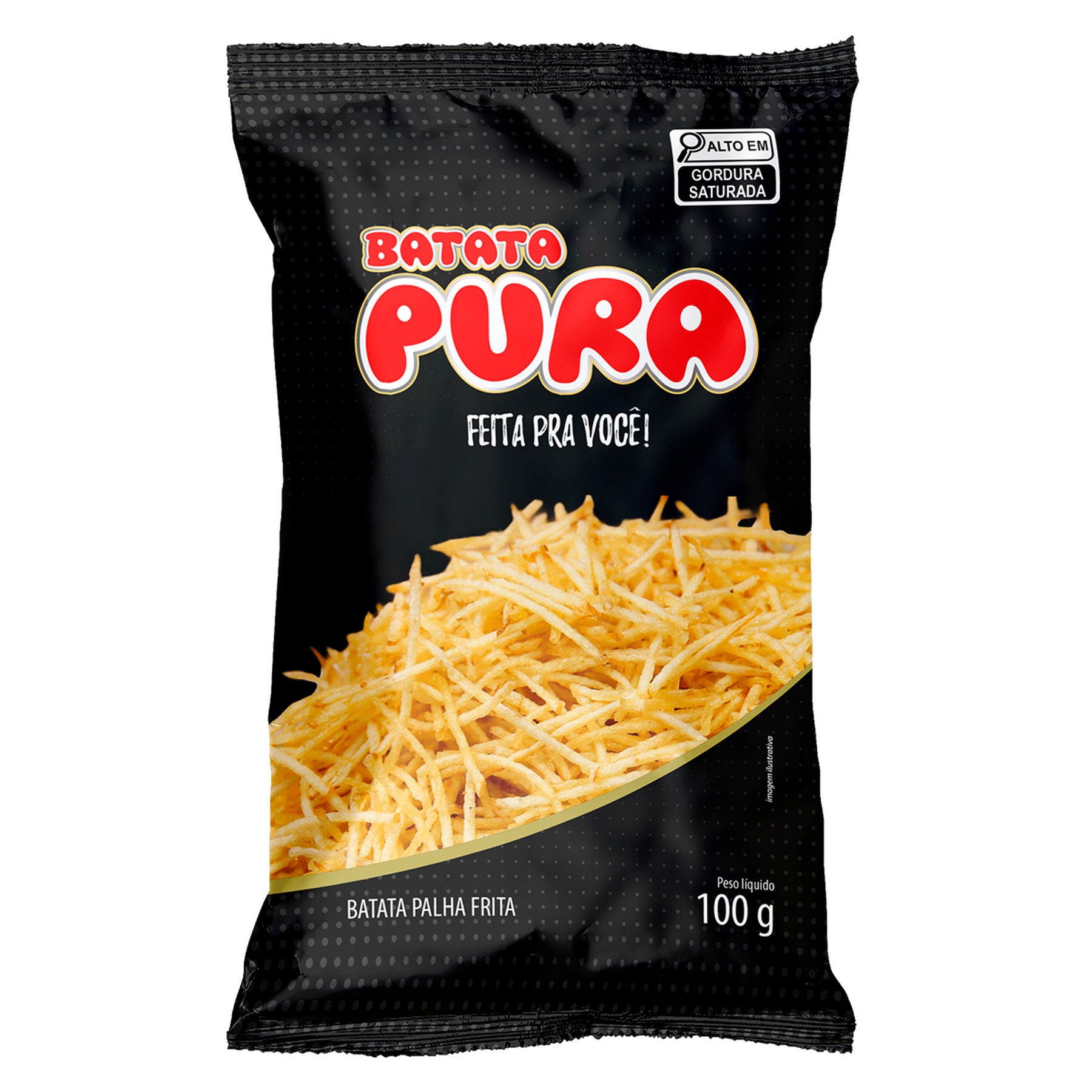 Batata Palha Batata Pura Pacote 100g