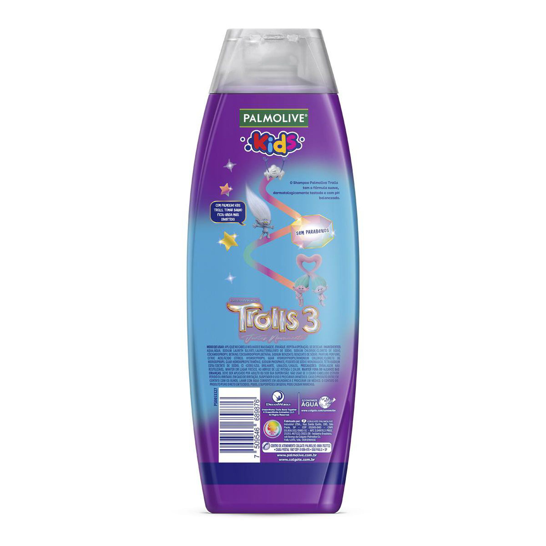 Shampoo Cabelo Crespo Palmolive Kids Frasco 350ml