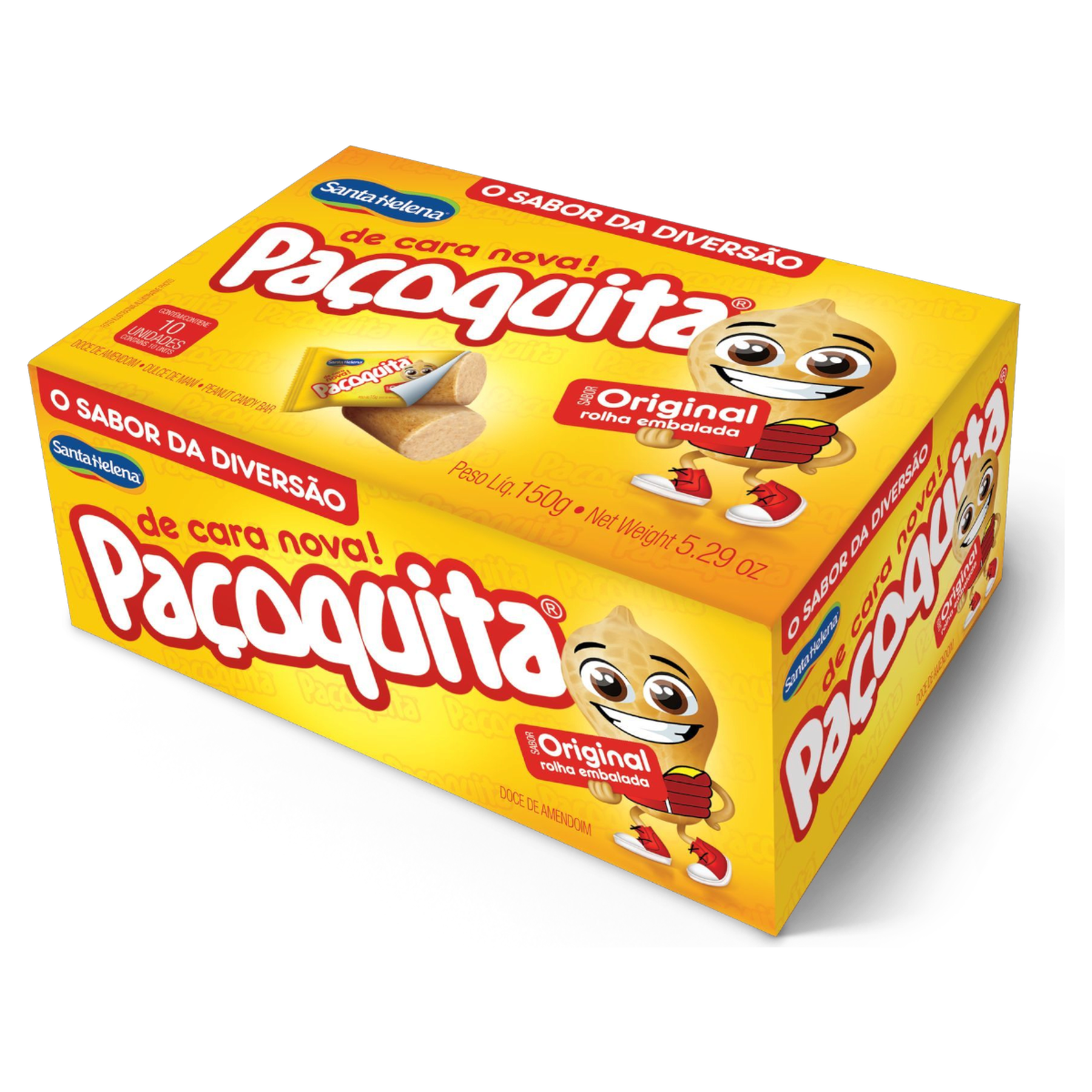 Paçoca Rolha Paçoquita Santa Helena 150g