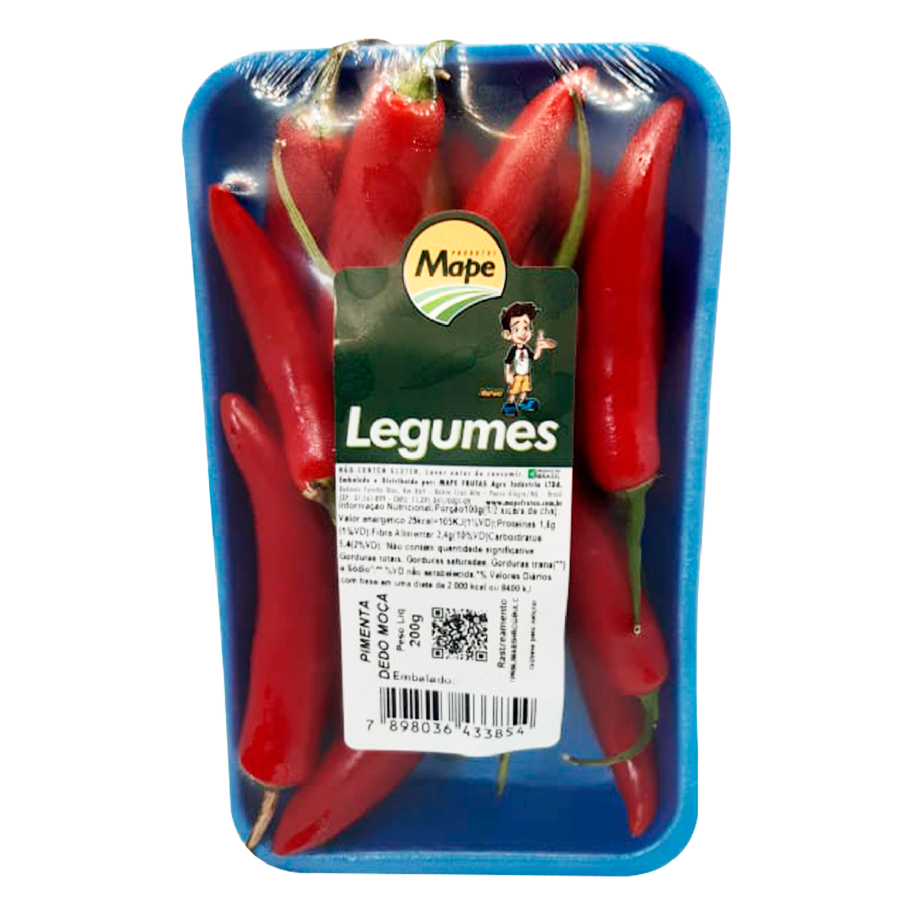 Pimenta Dedo de Mo&ccedil;a Mape 200g