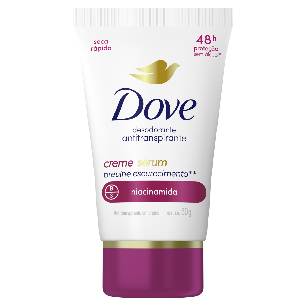 Desodorante Antitranspirante Creme S&eacute;rum Previne Escurecimento Dove 50g