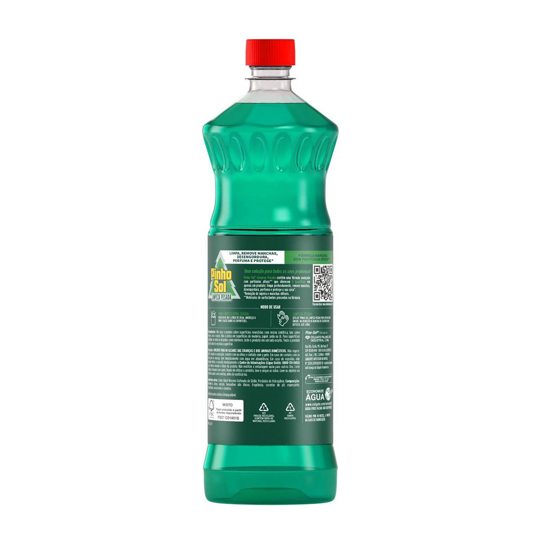 Limpador Limpeza Pesada Eucalipto Pinho Sol Frasco 1l