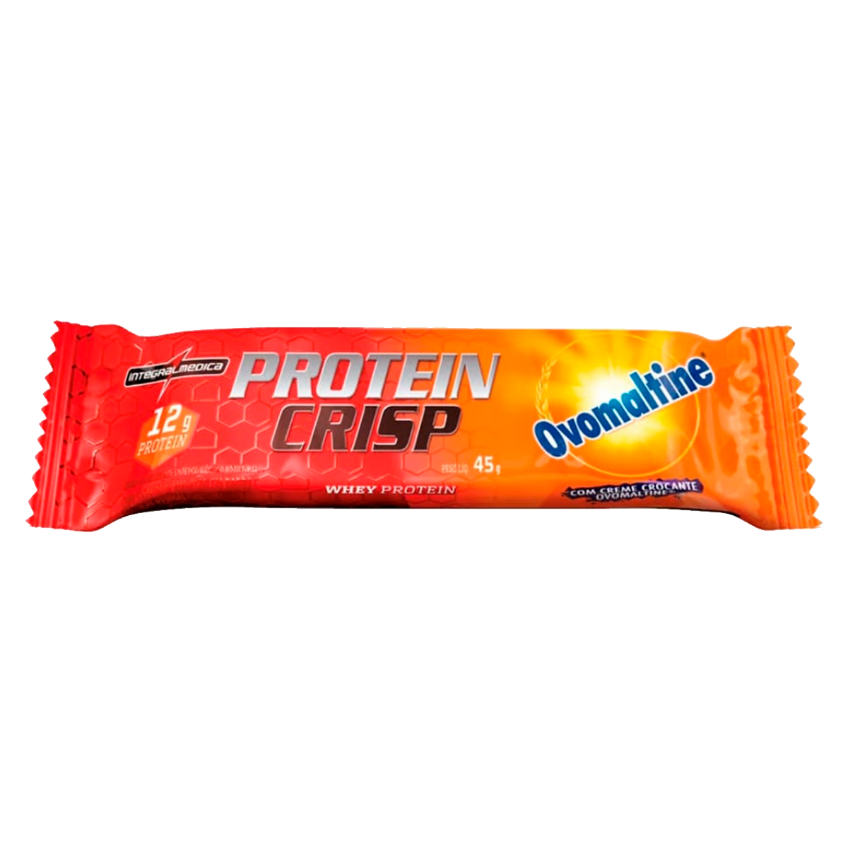 Barra de Prote&iacute;na Ovomaltine Protein Crisp Integralmedica 45g