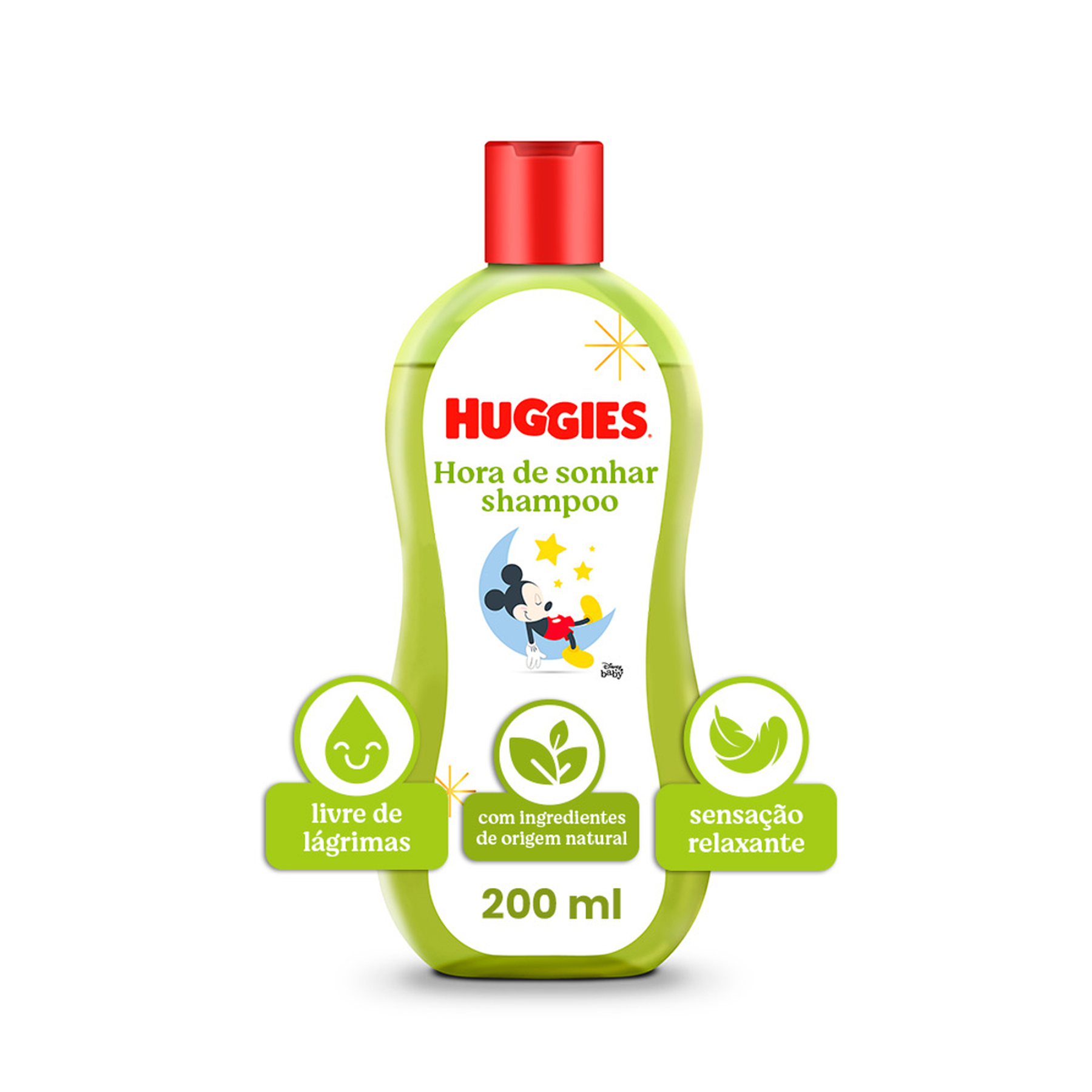 Shampoo Infantil Chá de Camomila Huggies Frasco 200ml