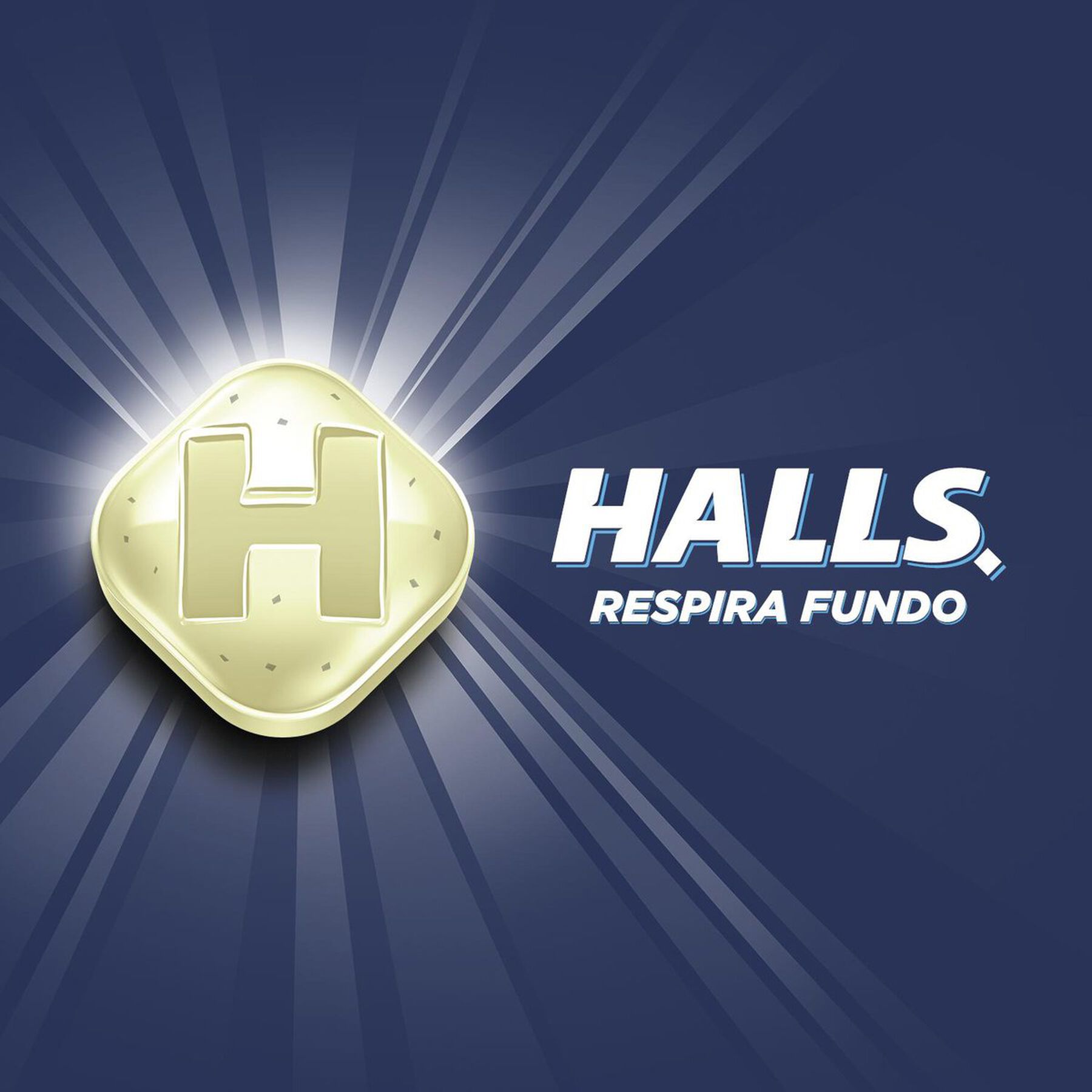 Bala Mentol Halls Pacote 28g
