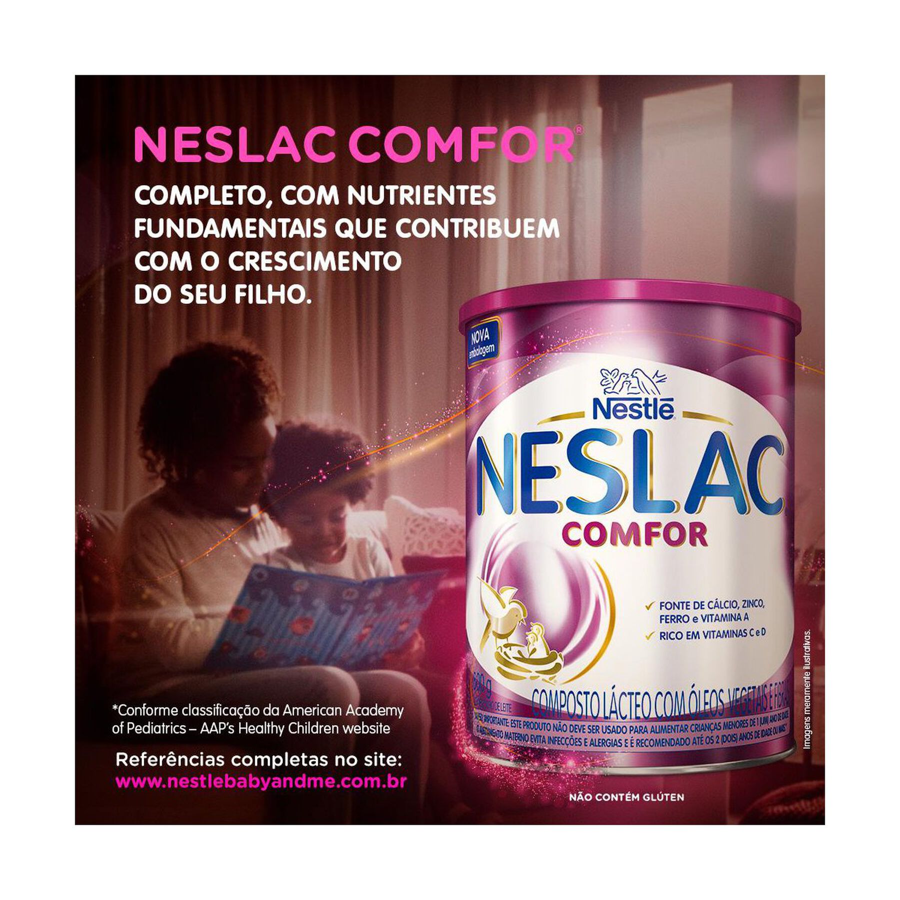 Composto lácteo NESLAC comfor 800g