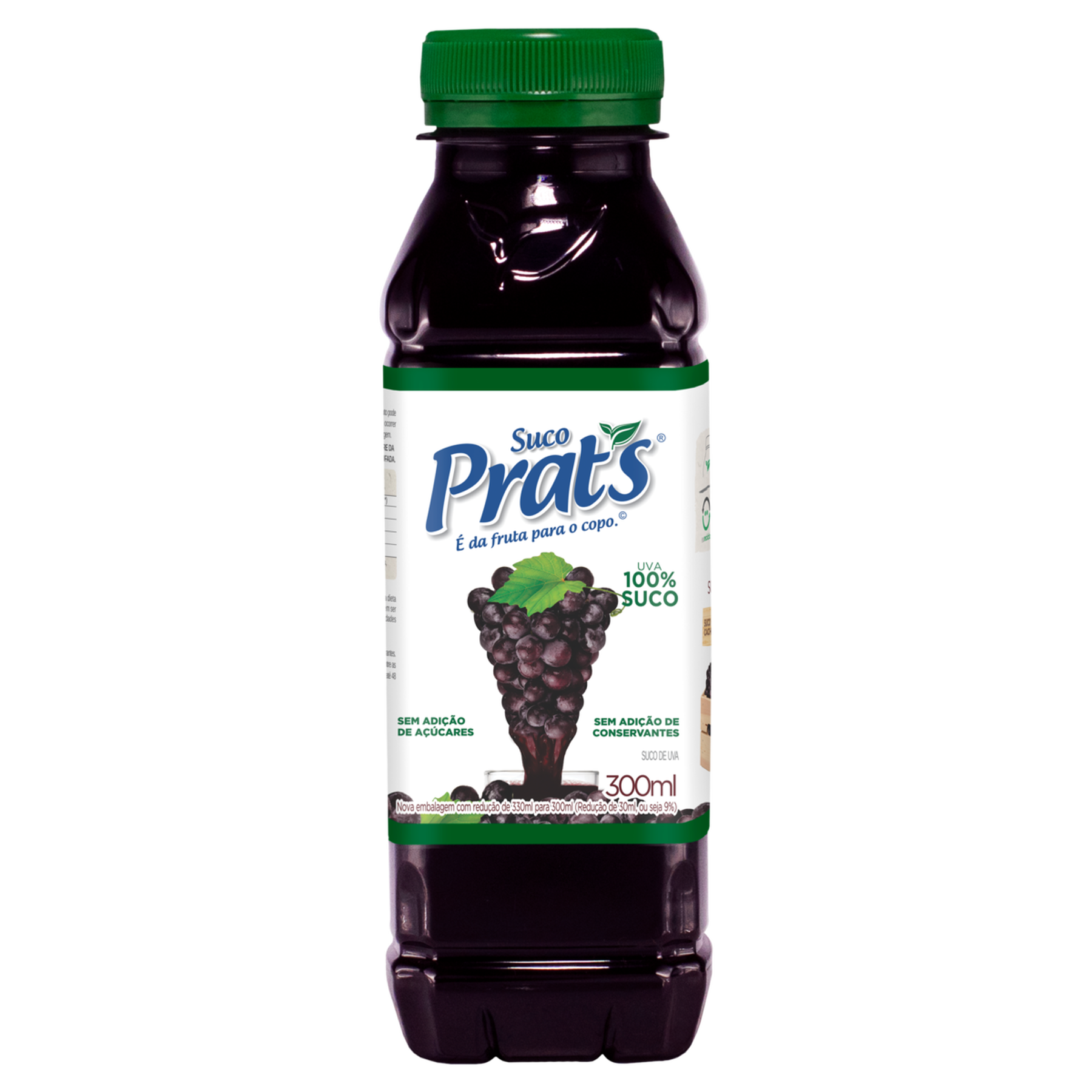 Suco de Uva Prat's Garrafa 300ml