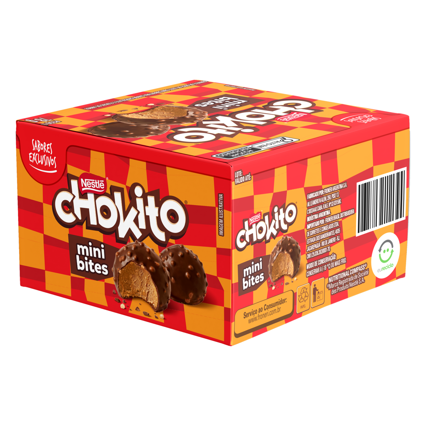 Mini Sorvete Chokito Nestl&eacute; Caixa 78g