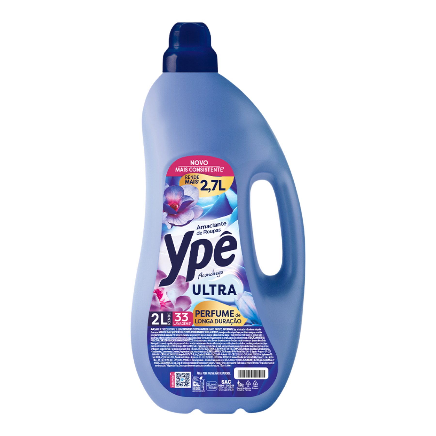 Amaciante de Roupa Aconchego Yp&ecirc; Ultra Frasco 2l