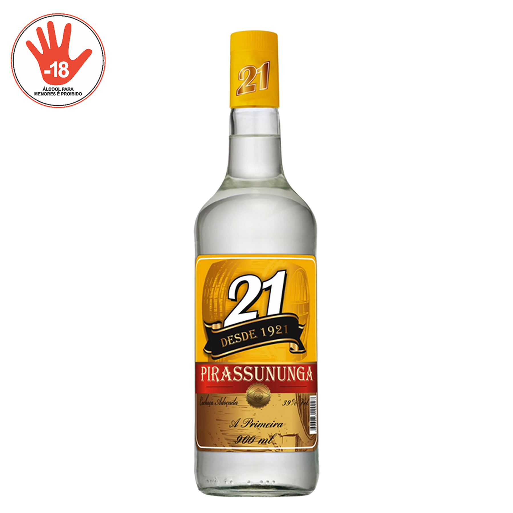 Cachaça  21 Pet 900ml