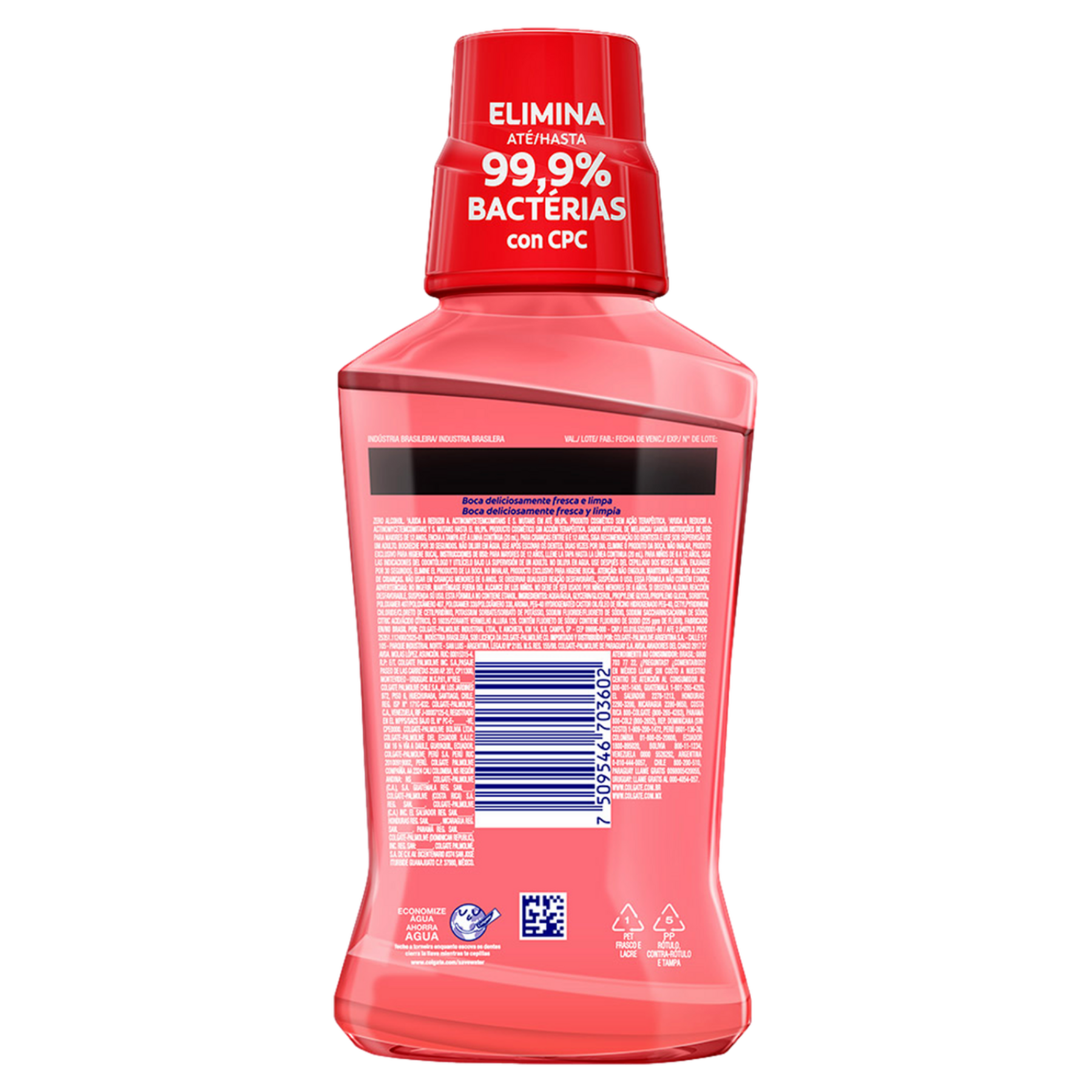 Enxaguante Bucal Zero &Aacute;lcool Melancia Plax Colgate Frasco 250ml&nbsp;