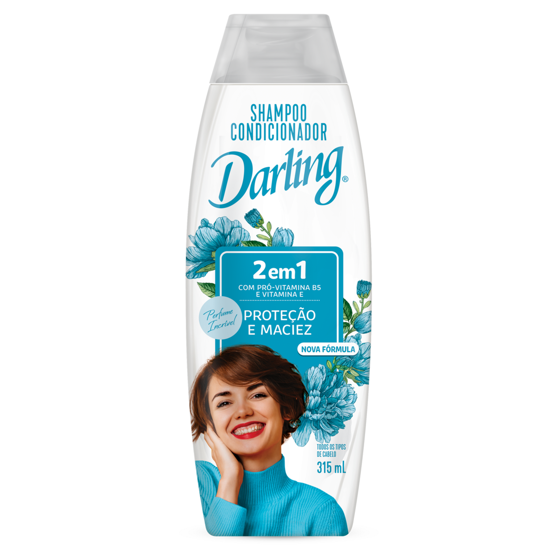 Shampoo 2 em 1 Darling Frasco 315ml