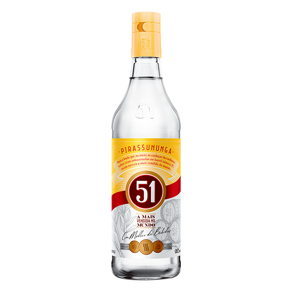 Cacha&ccedil;a Tradicional 51 Garrafa 965ml