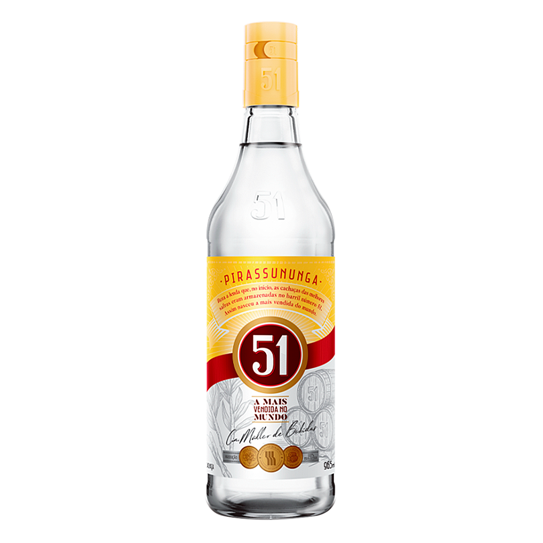 Cachaça Tradicional 51 Garrafa 965ml