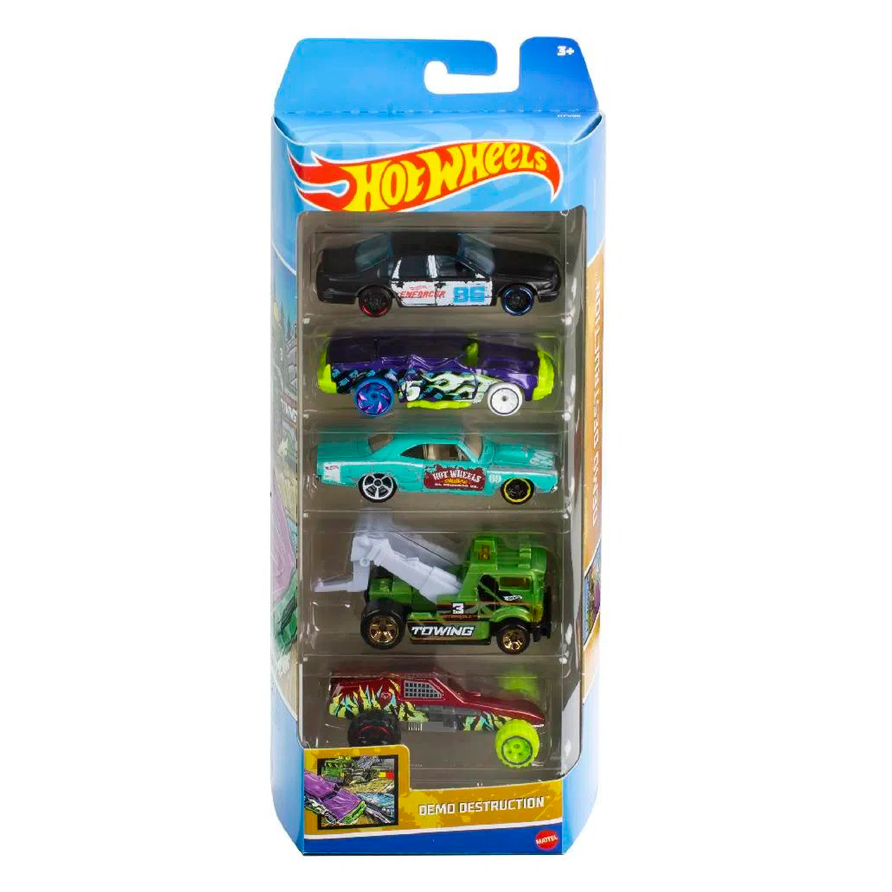 Carrinhos Hot Wheels Com 5 Unidades (Sortido) - Mattel em Promoção