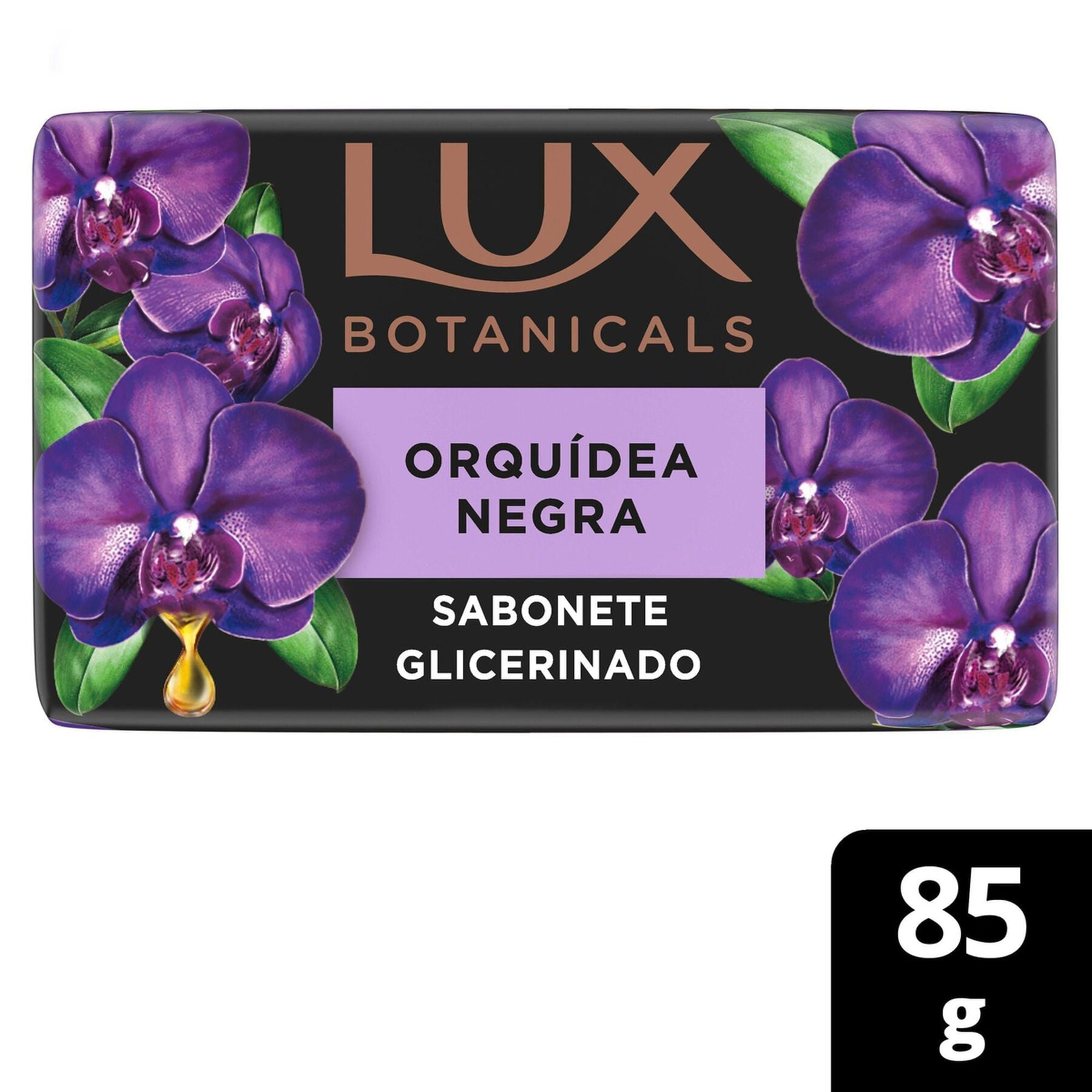 Sabonete em Barra Glicerinado Orqu&iacute;dea Negra Lux Botanicals Cartucho 85g&nbsp;