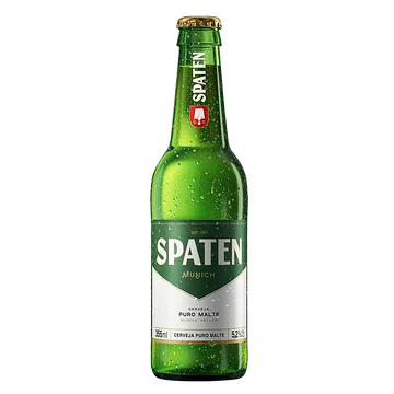 Cerveja Munich Helles Puro Malte Spaten Garrafa 355ml